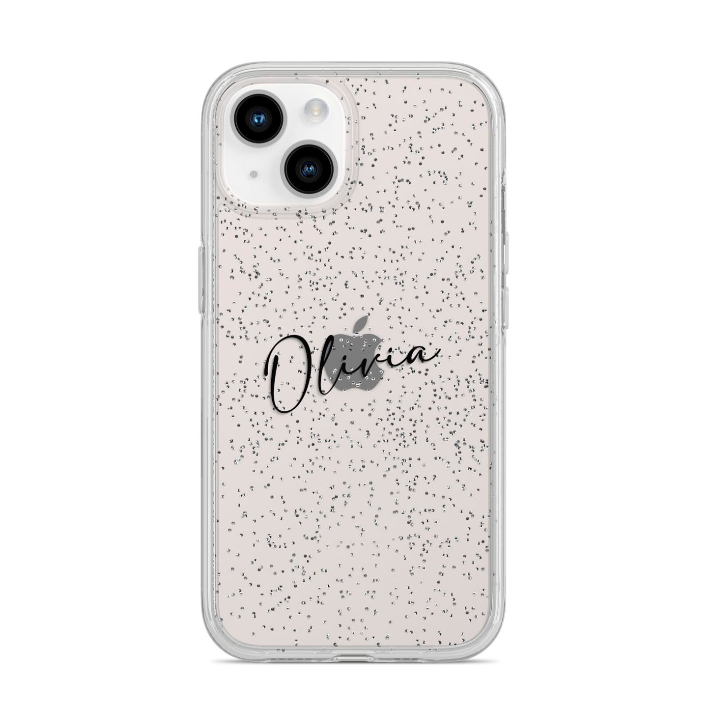 Custom Signature iPhone 14 Glitter Tough Case Starlight