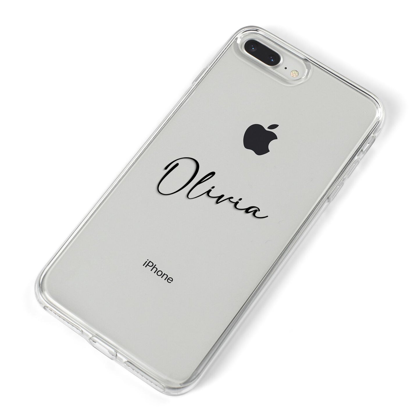 Custom Signature iPhone 8 Plus Bumper Case on Silver iPhone Alternative Image