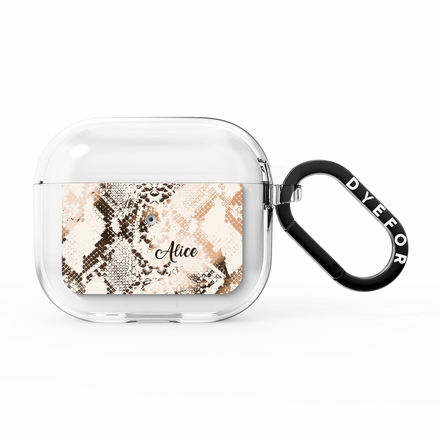 Custom Snakeskin AirPods Clear Case 3rd Gen