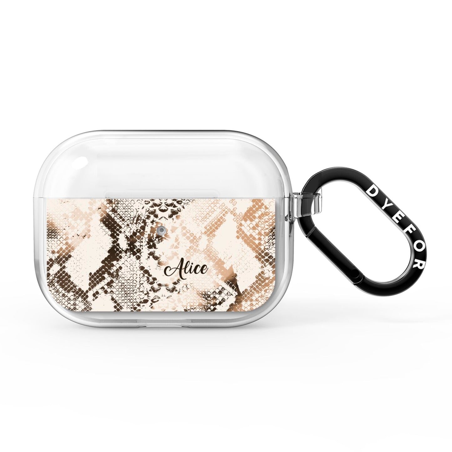 Custom Snakeskin AirPods Pro Clear Case