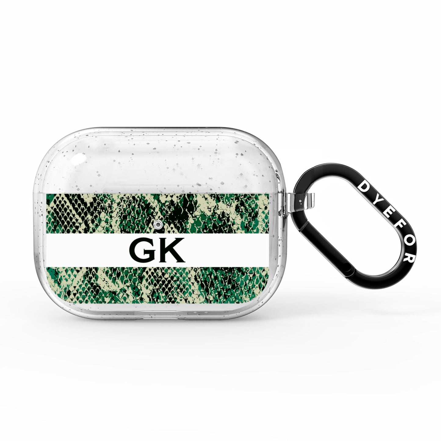 Custom Snakeskin Effect AirPods Pro Glitter Case