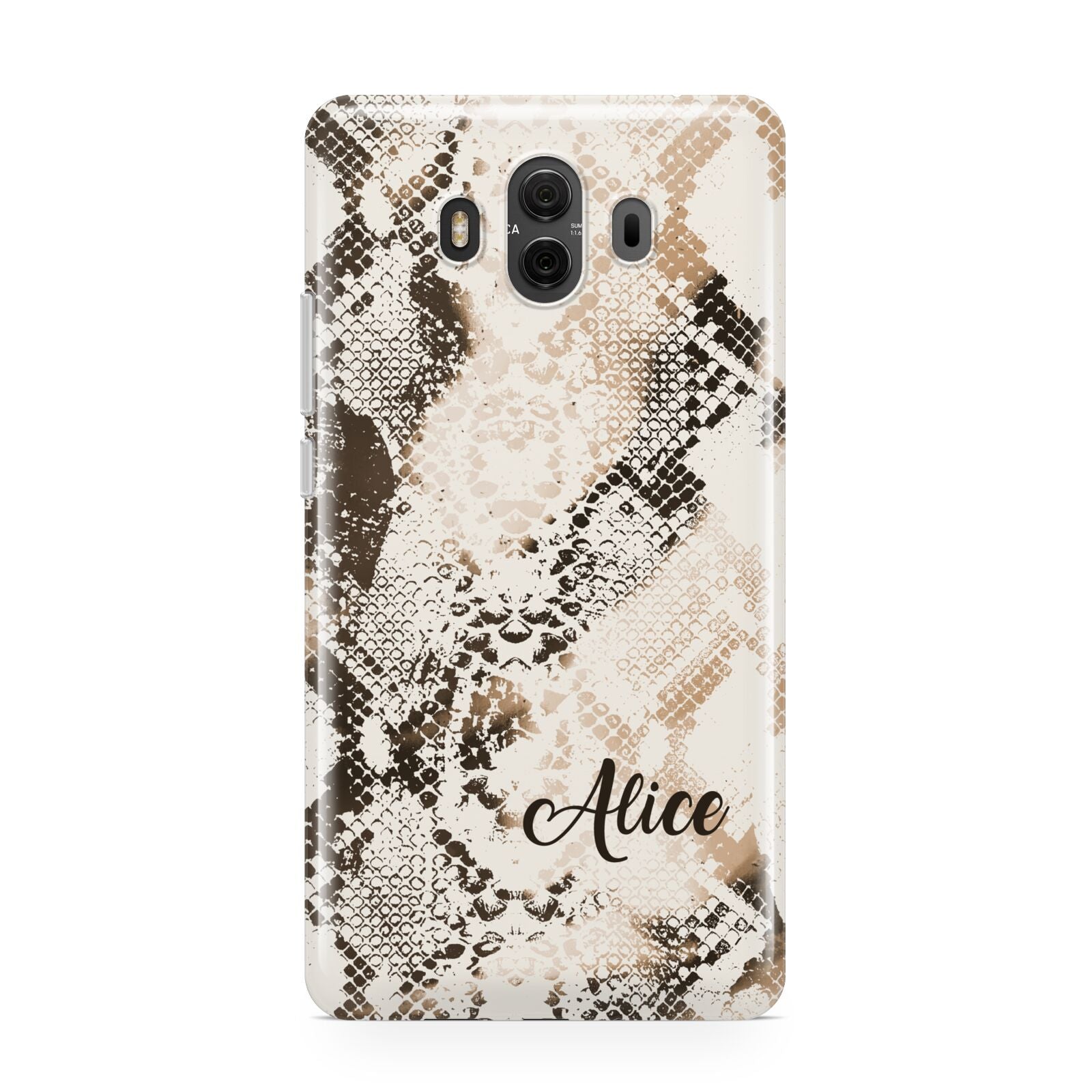 Custom Snakeskin Huawei Mate 10 Protective Phone Case