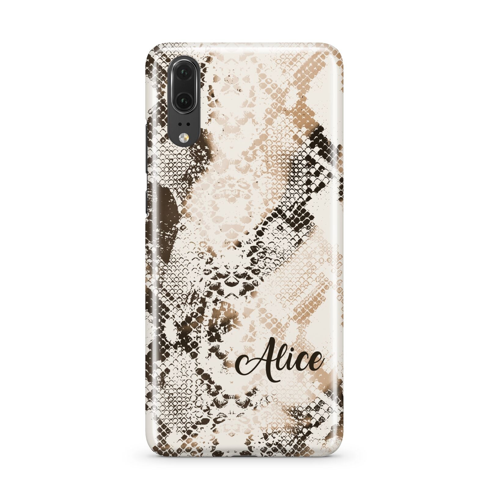 Custom Snakeskin Huawei P20 Phone Case