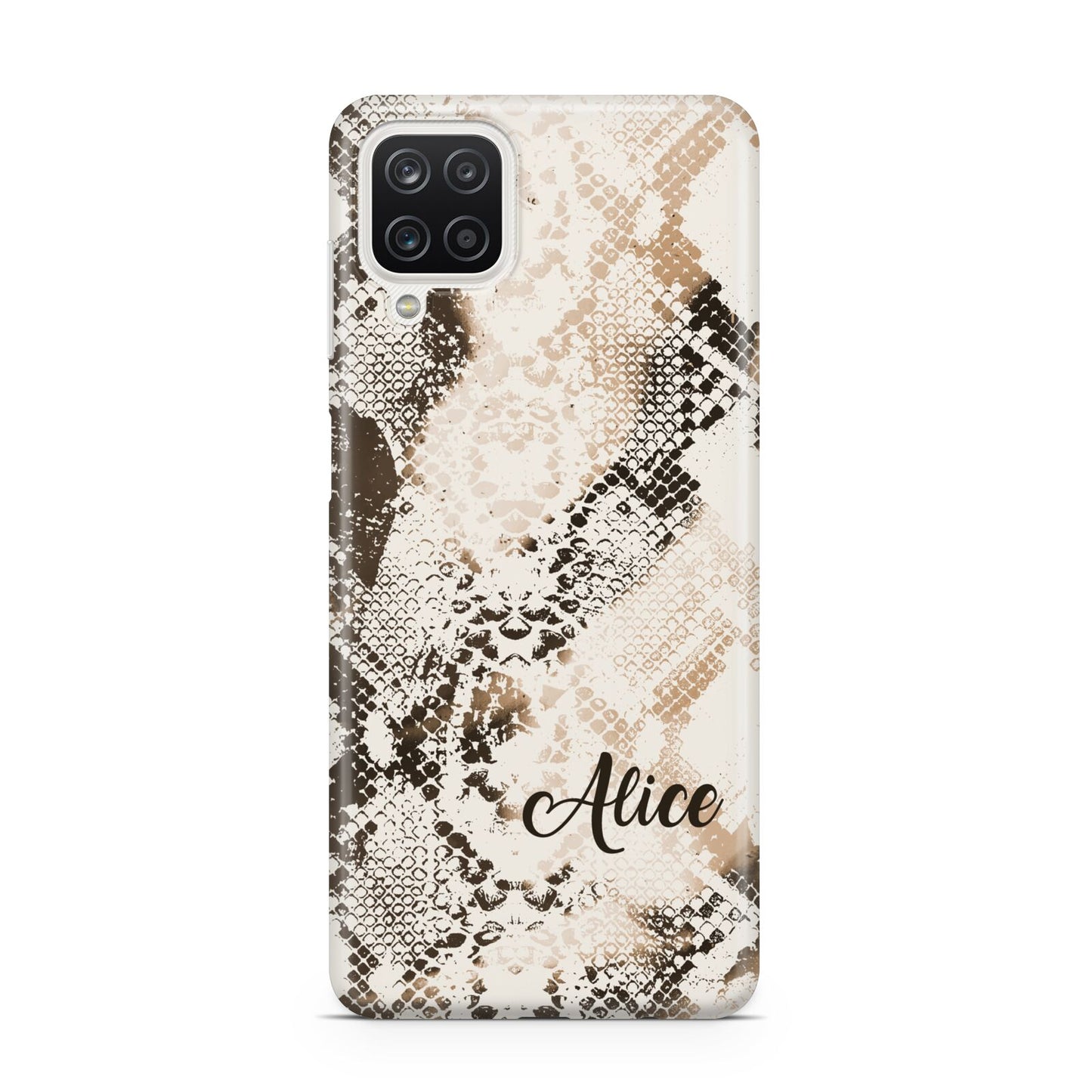 Custom Snakeskin Samsung A12 Case