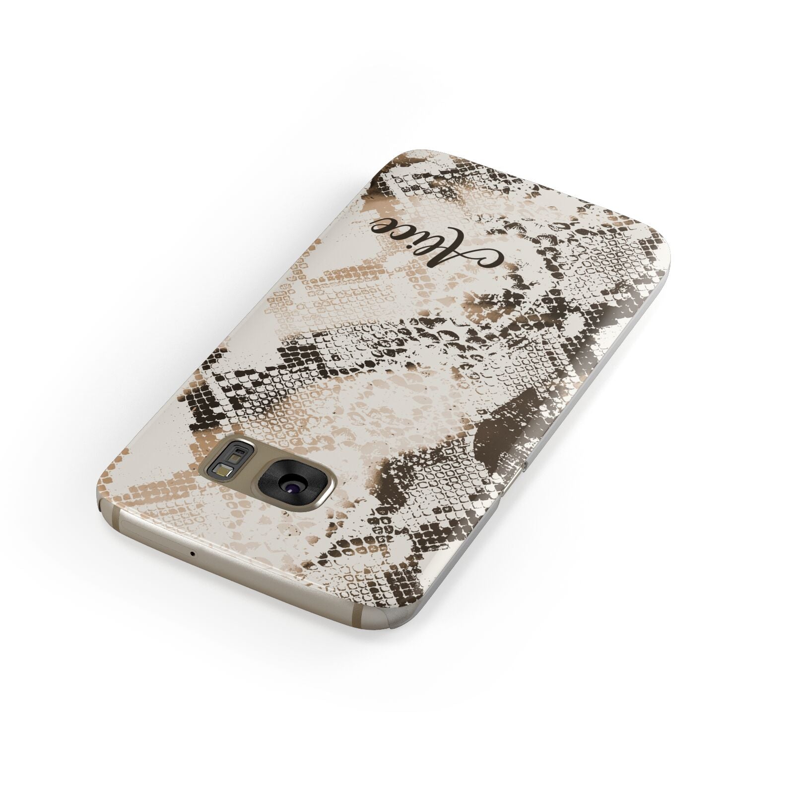 Custom Snakeskin Samsung Galaxy Case Front Close Up