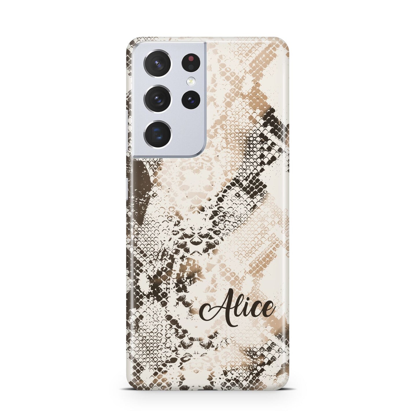 Custom Snakeskin Samsung S21 Ultra Case