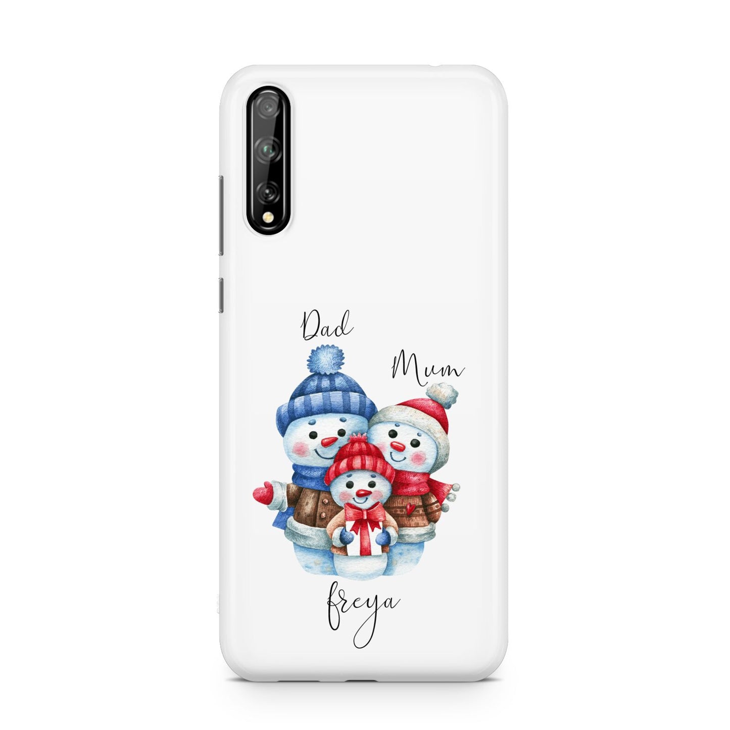 Custom Snowman Family Huawei Enjoy 10s Phone Case