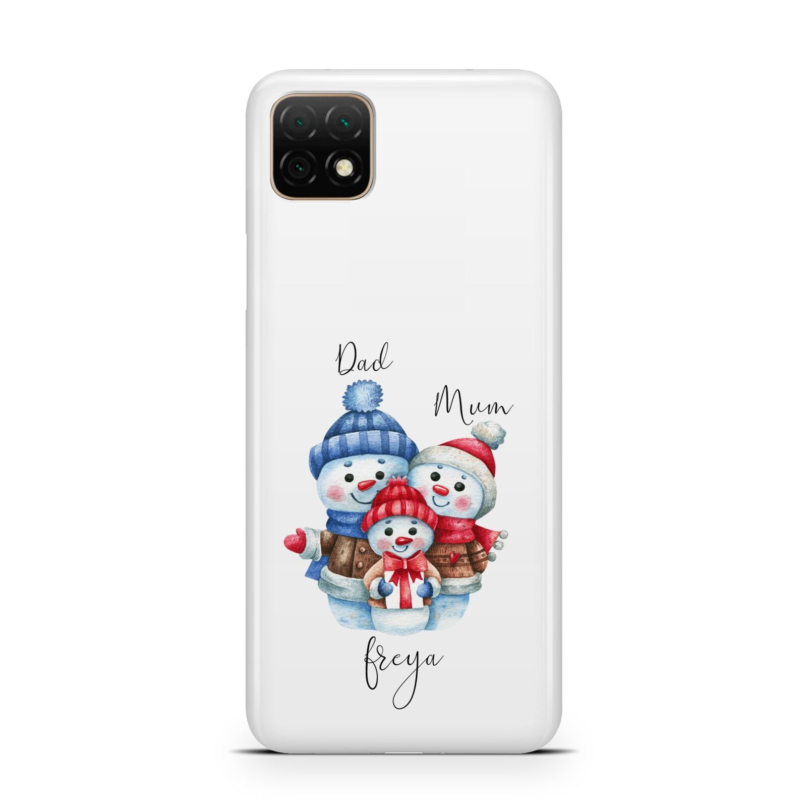 Custom Snowman Family Huawei Enjoy 20 Phone Case