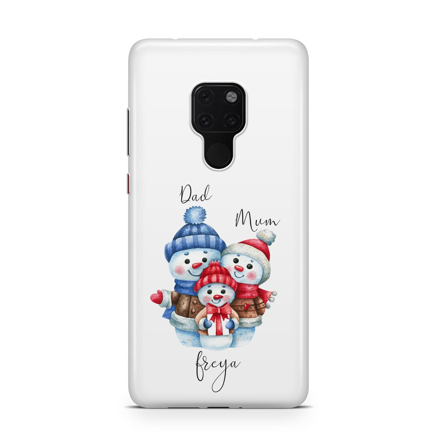 Custom Snowman Family Huawei Mate 20 Phone Case