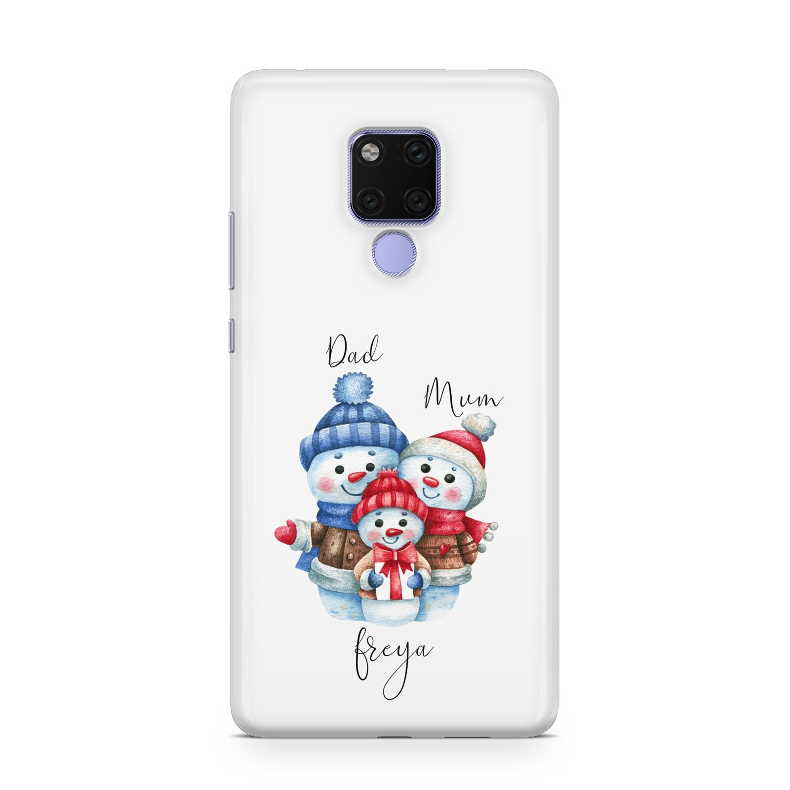 Custom Snowman Family Huawei Mate 20X Phone Case