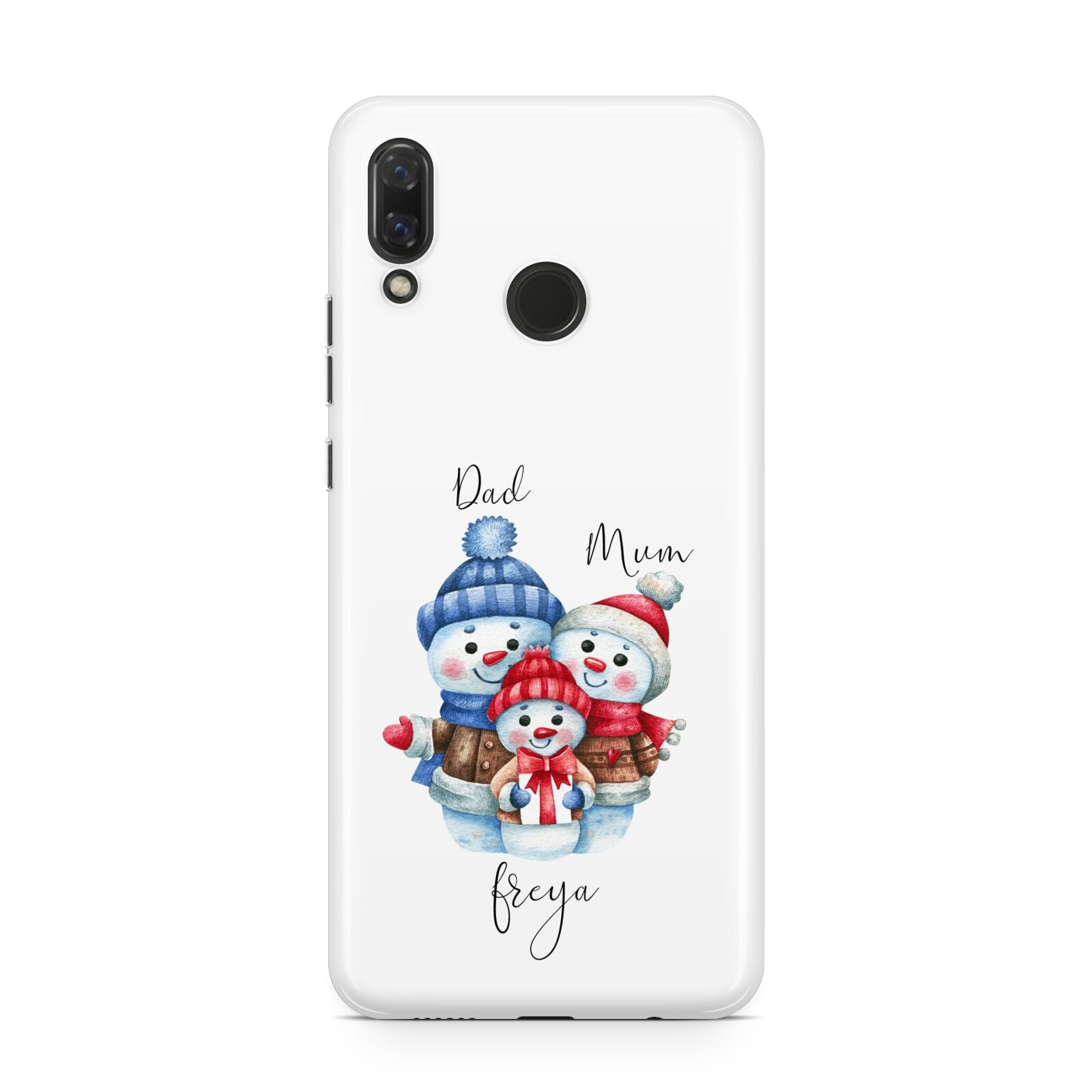 Custom Snowman Family Huawei Nova 3 Phone Case