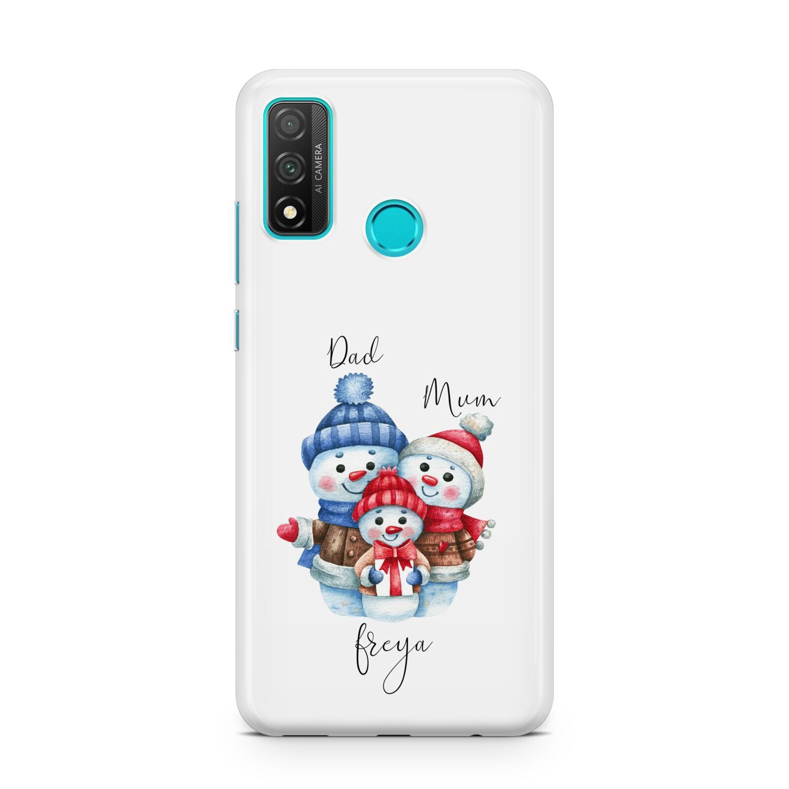 Custom Snowman Family Huawei P Smart 2020