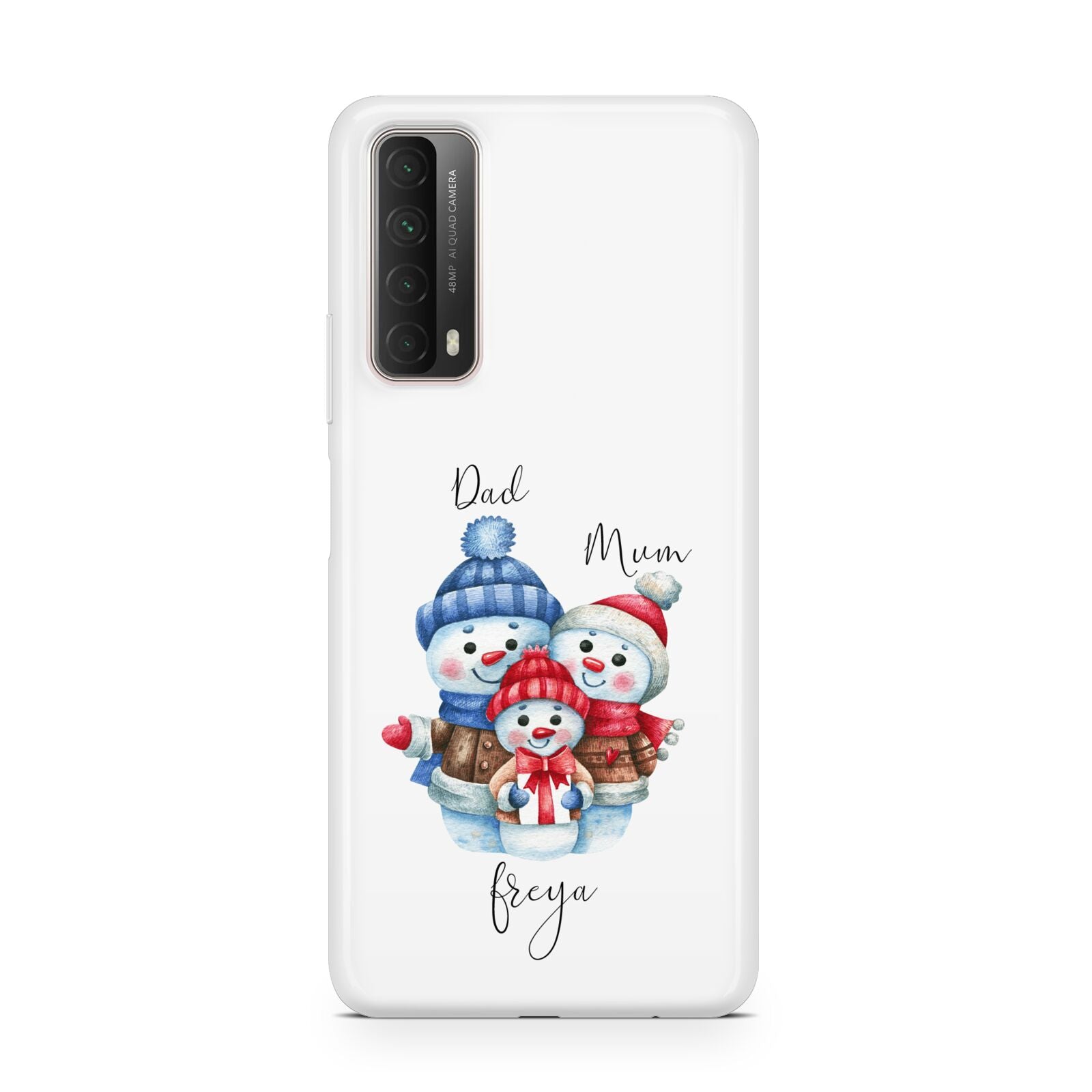 Custom Snowman Family Huawei P Smart 2021