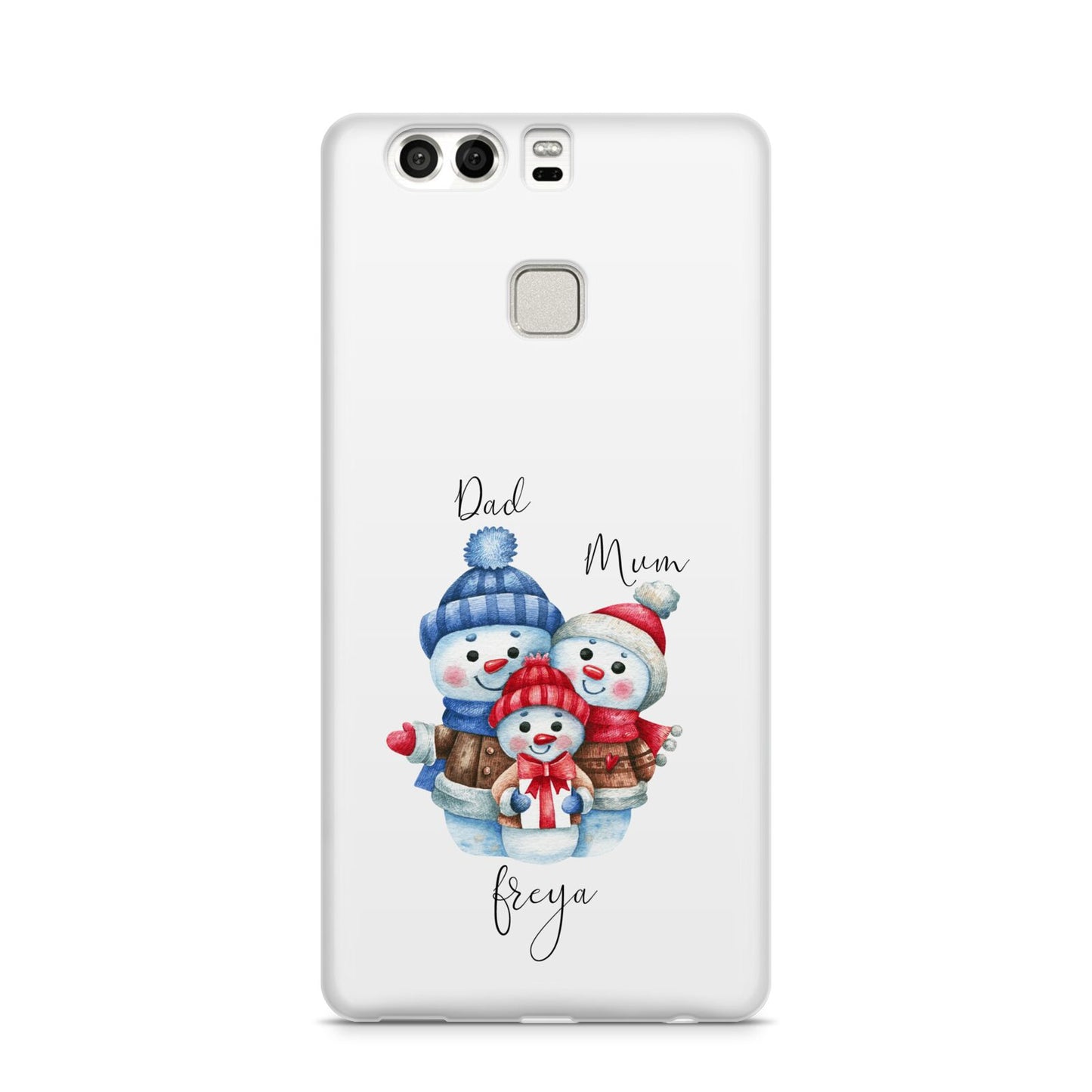 Custom Snowman Family Huawei P9 Case