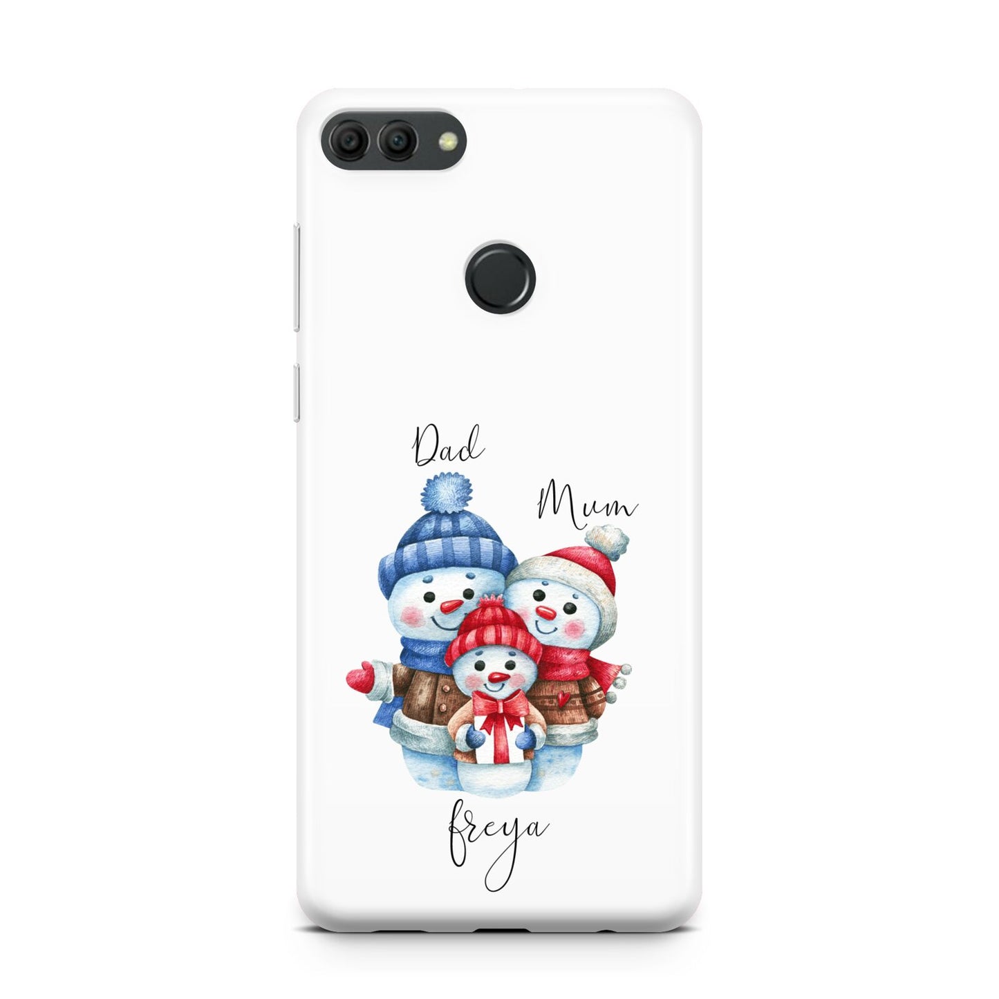 Custom Snowman Family Huawei Y9 2018