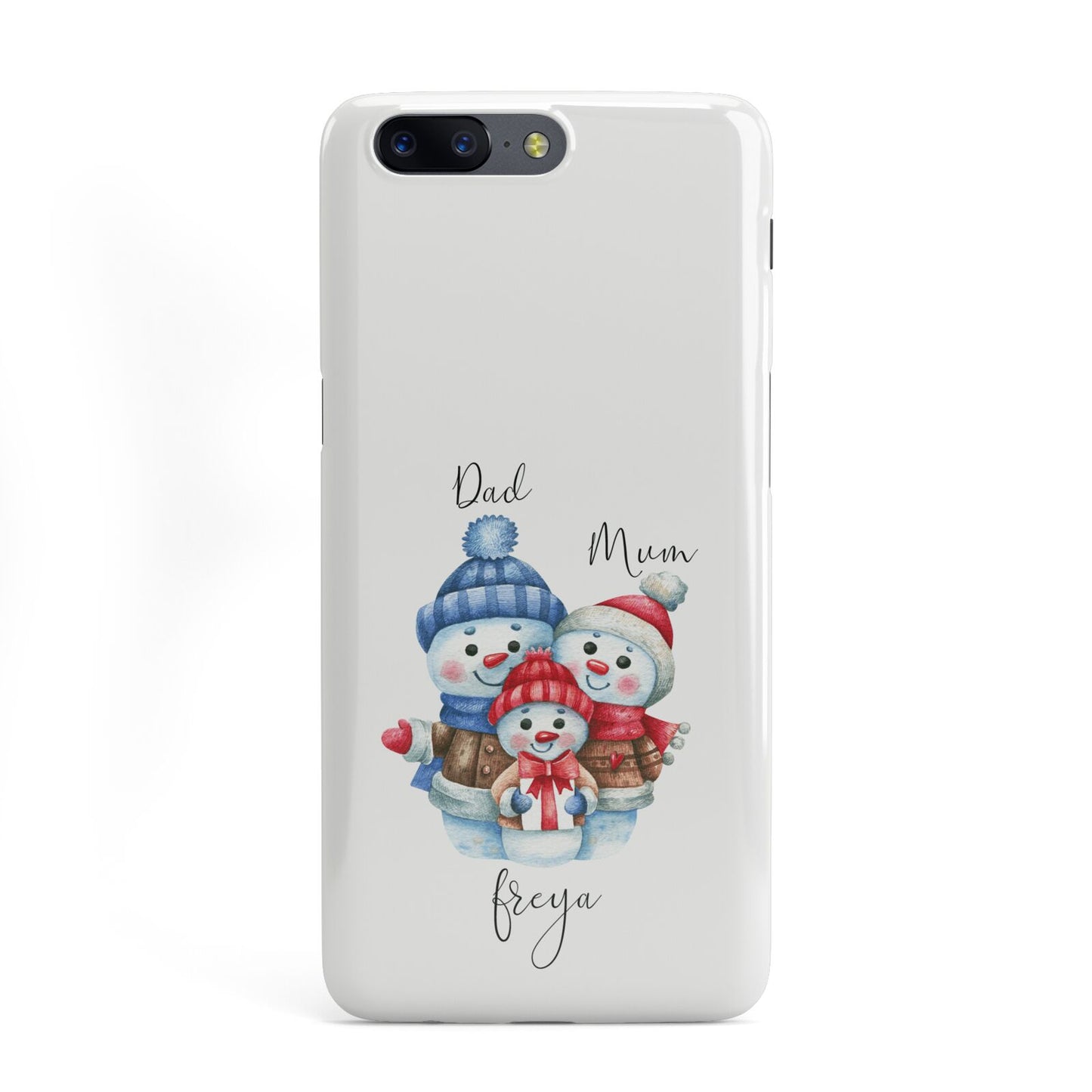 Custom Snowman Family OnePlus Case