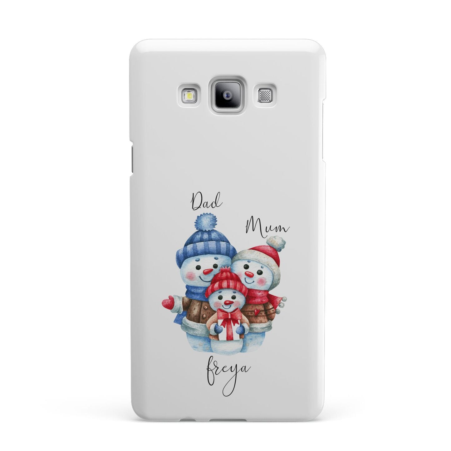 Custom Snowman Family Samsung Galaxy A7 2015 Case