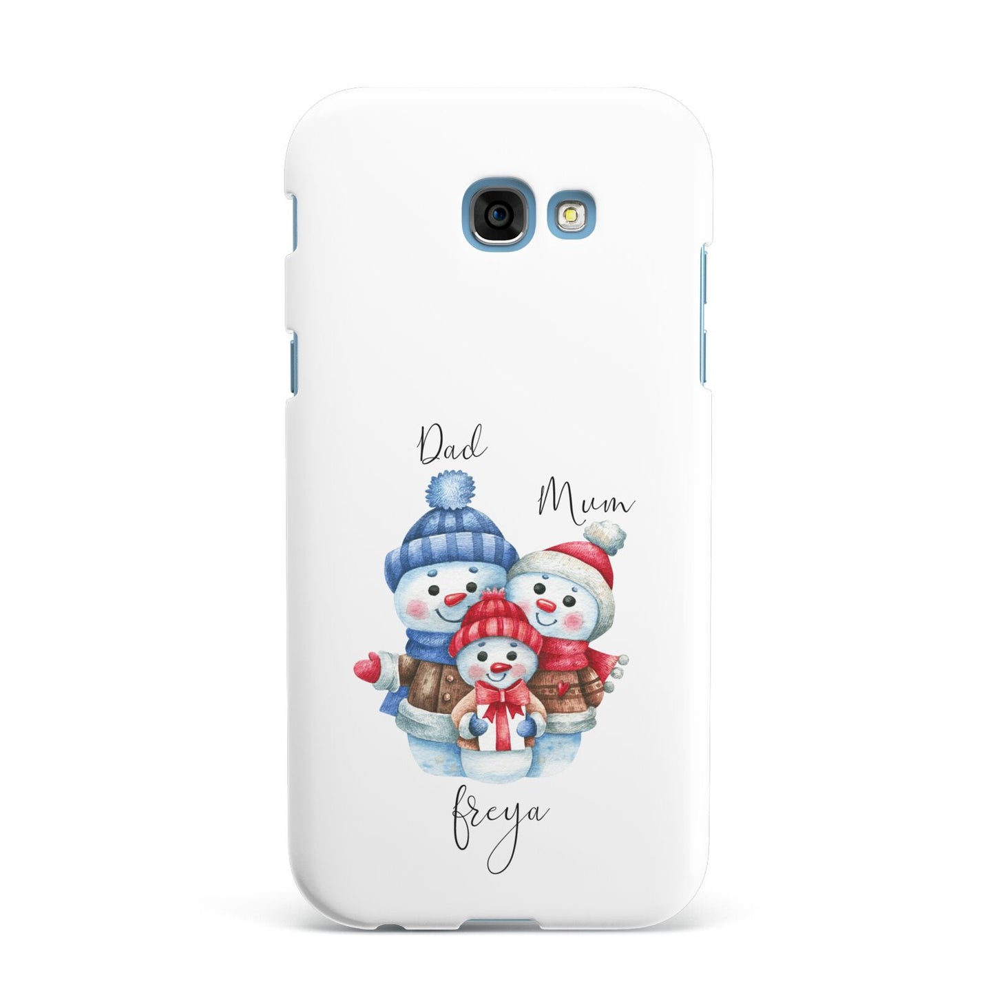 Custom Snowman Family Samsung Galaxy A7 2017 Case