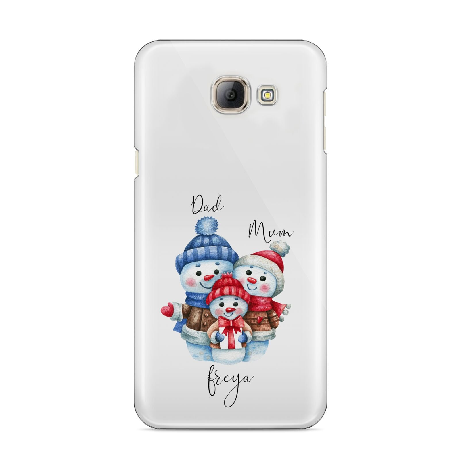 Custom Snowman Family Samsung Galaxy A8 2016 Case