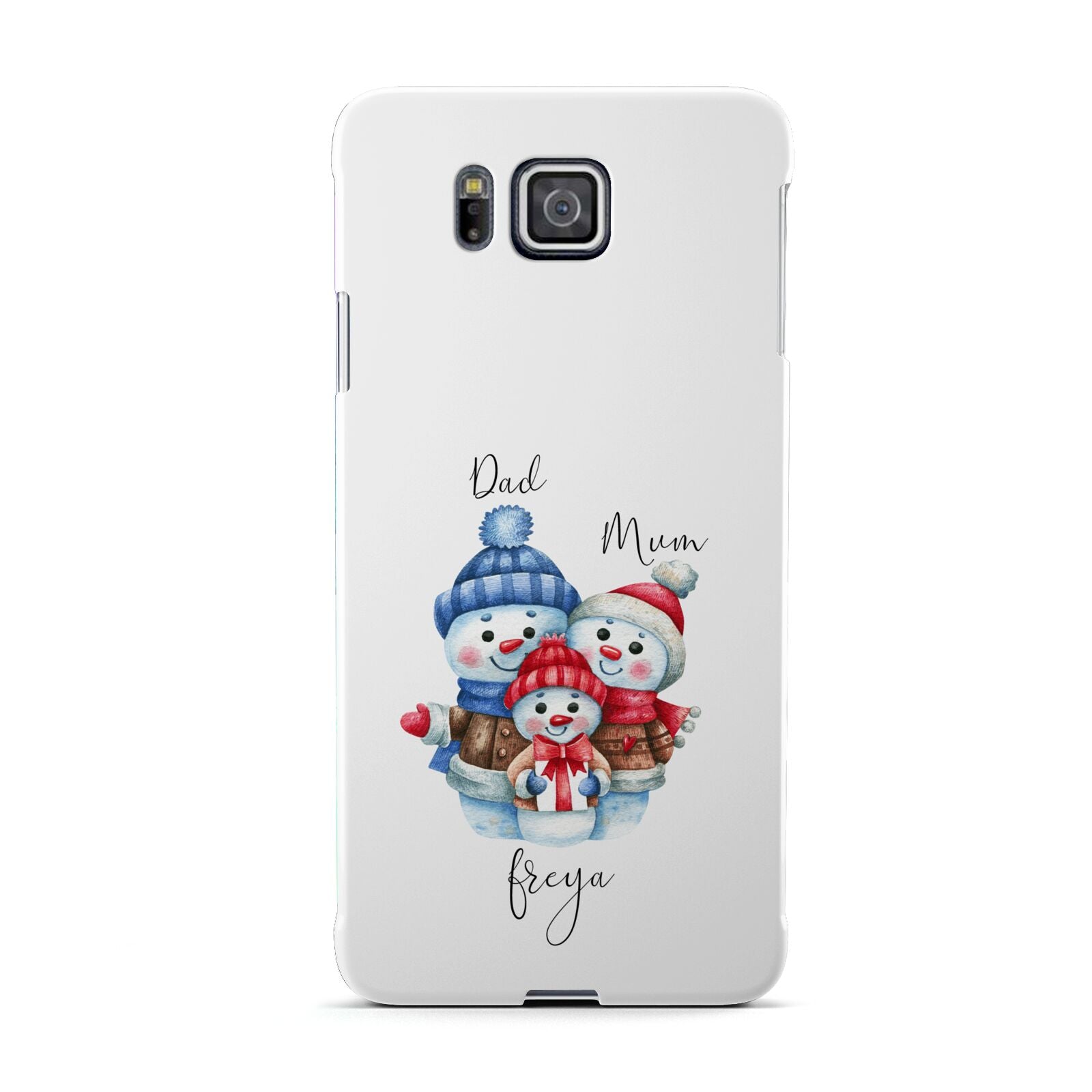 Custom Snowman Family Samsung Galaxy Alpha Case