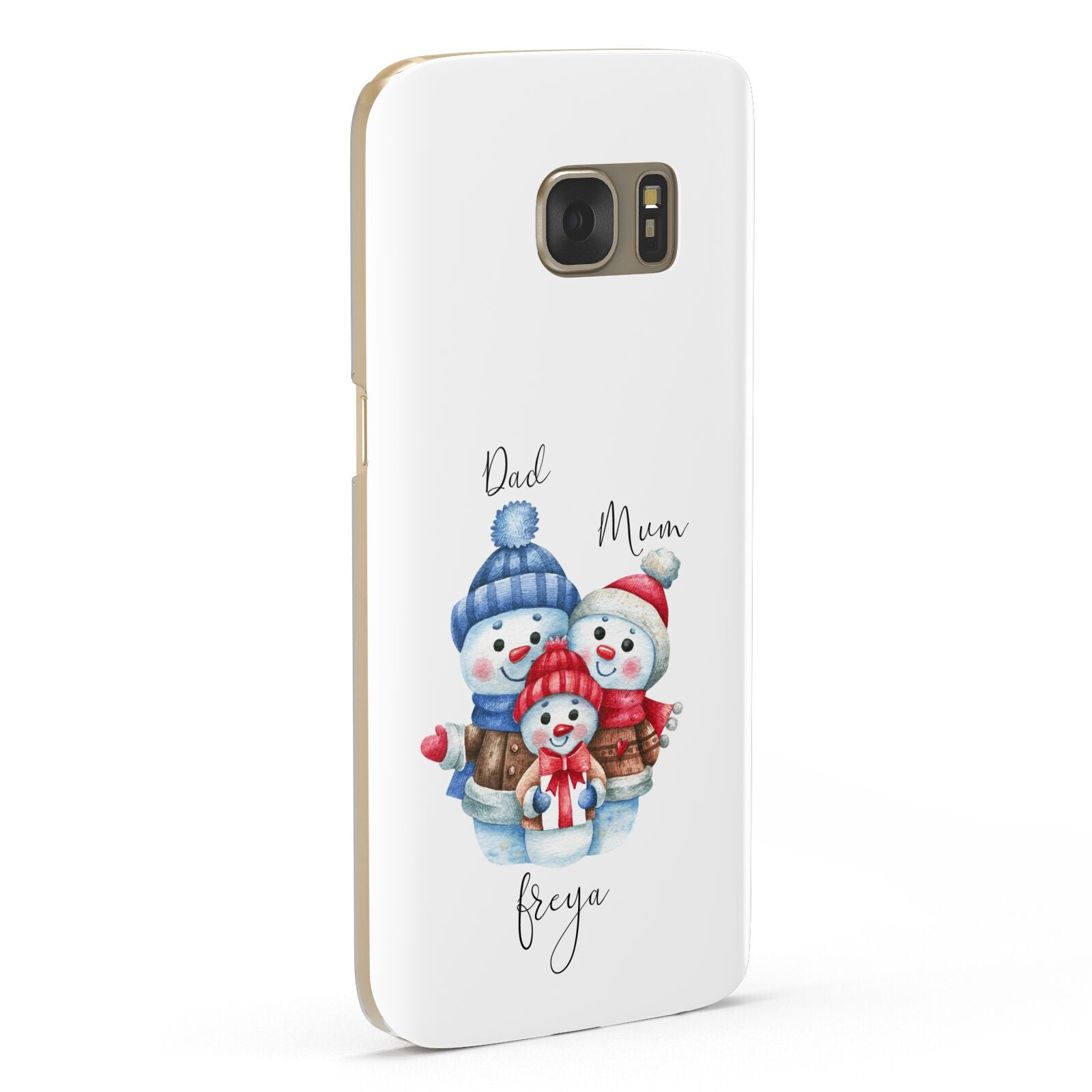 Custom Snowman Family Samsung Galaxy Case Fourty Five Degrees