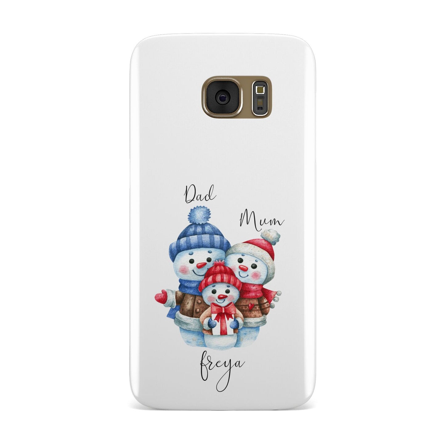 Custom Snowman Family Samsung Galaxy Case