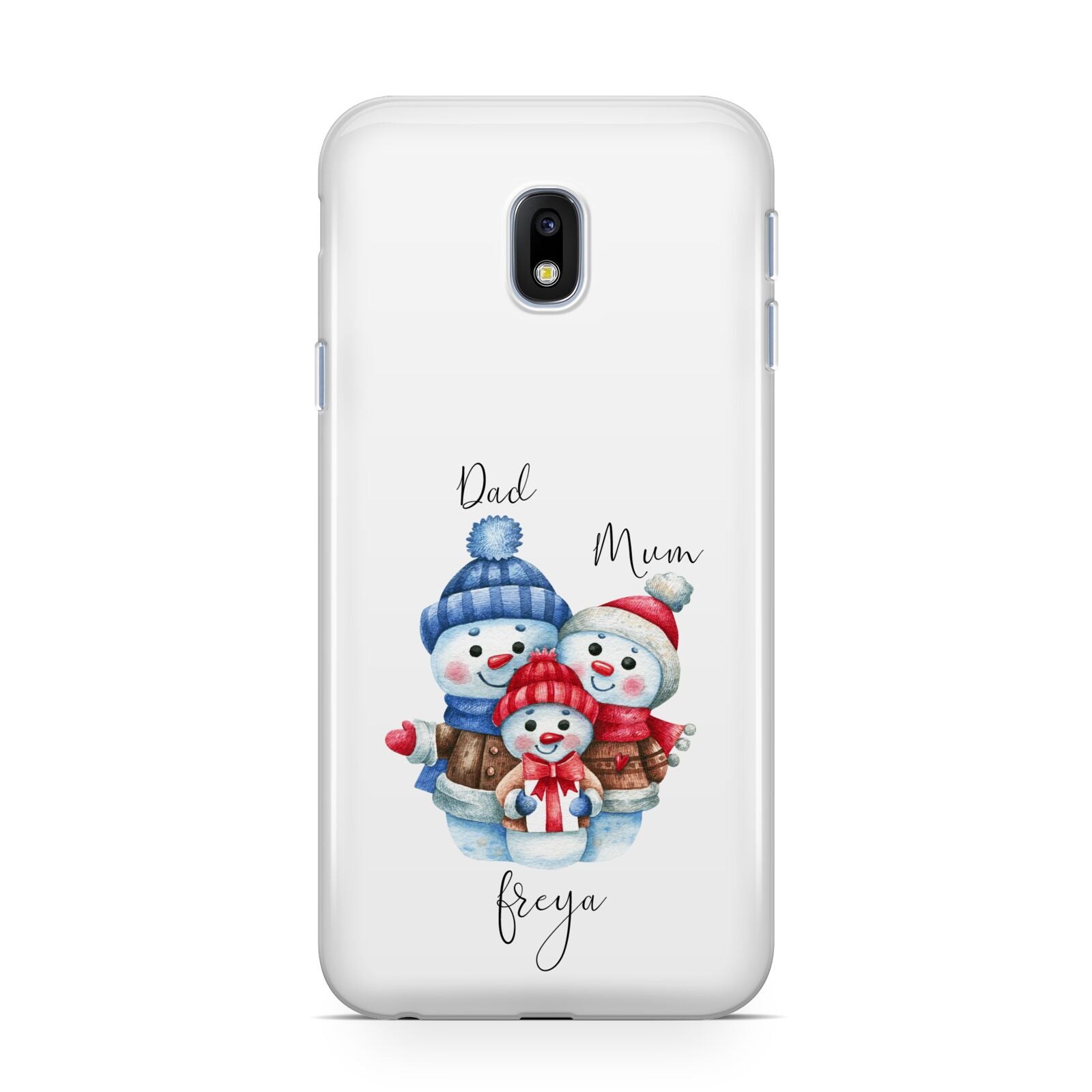 Custom Snowman Family Samsung Galaxy J3 2017 Case