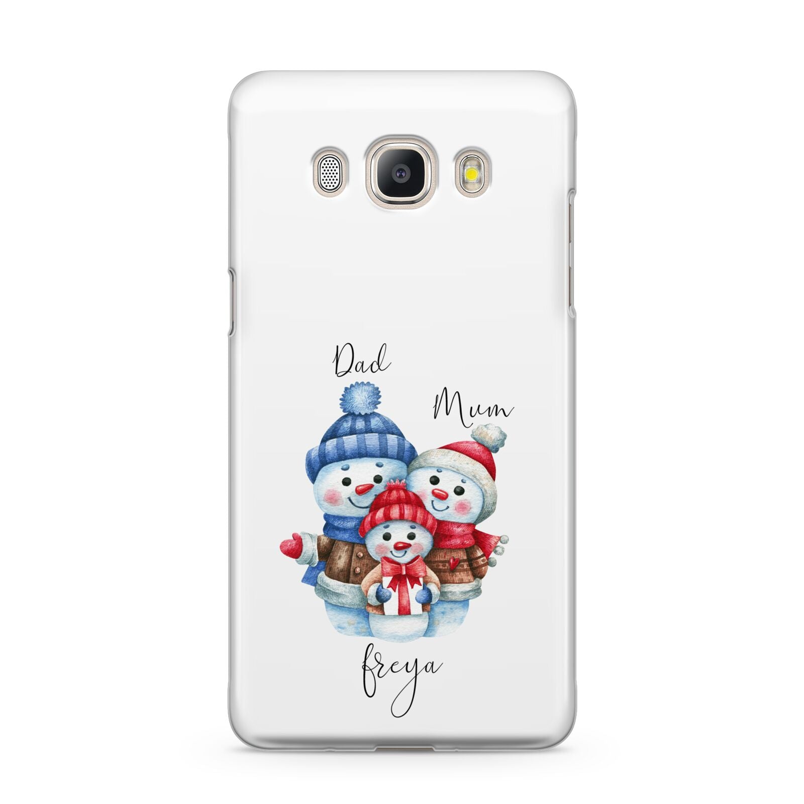 Custom Snowman Family Samsung Galaxy J5 2016 Case