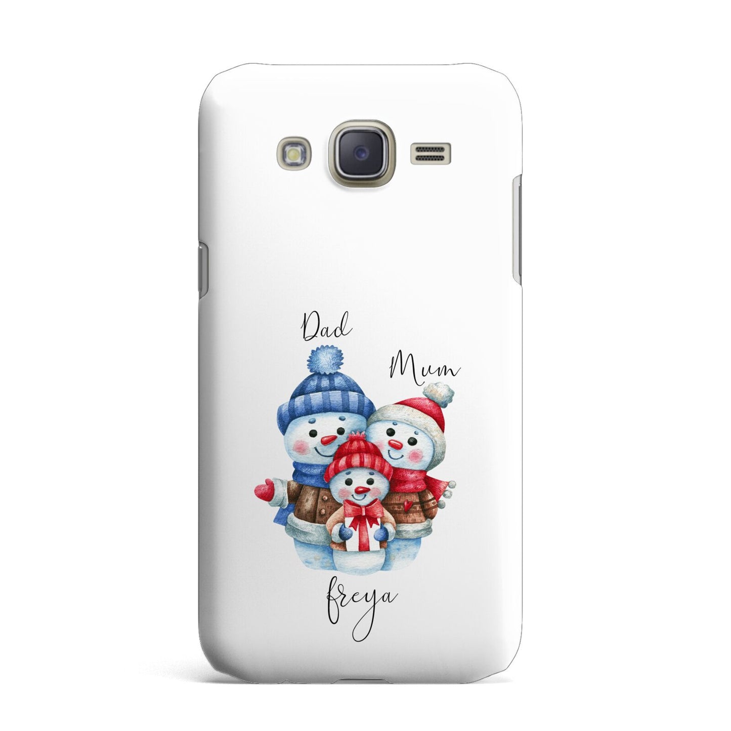 Custom Snowman Family Samsung Galaxy J7 Case