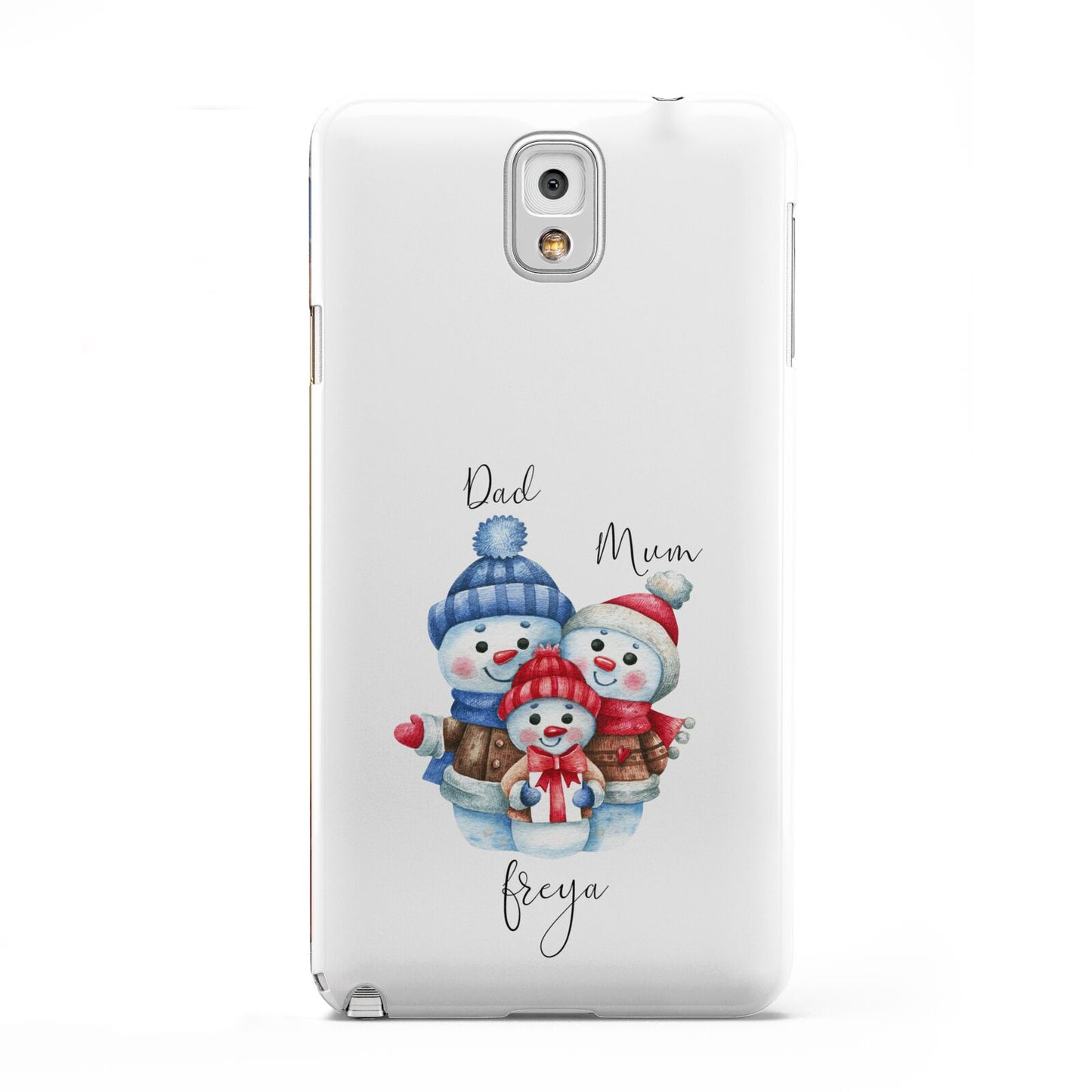 Custom Snowman Family Samsung Galaxy Note 3 Case