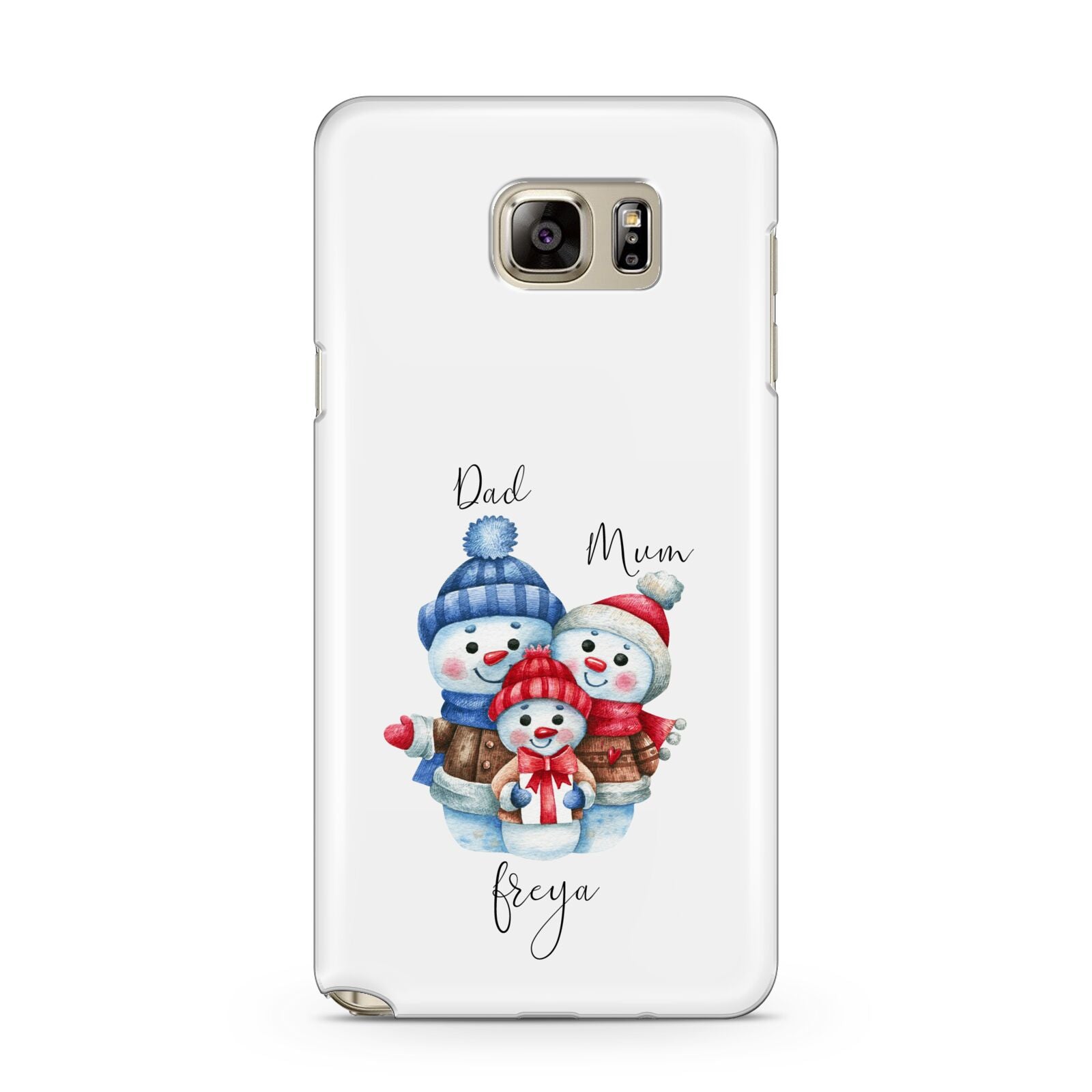 Custom Snowman Family Samsung Galaxy Note 5 Case