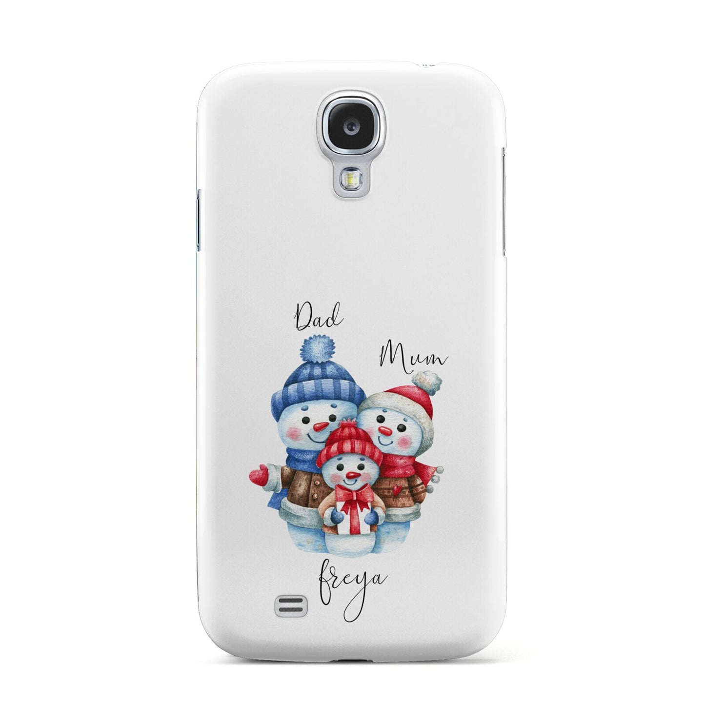 Custom Snowman Family Samsung Galaxy S4 Case