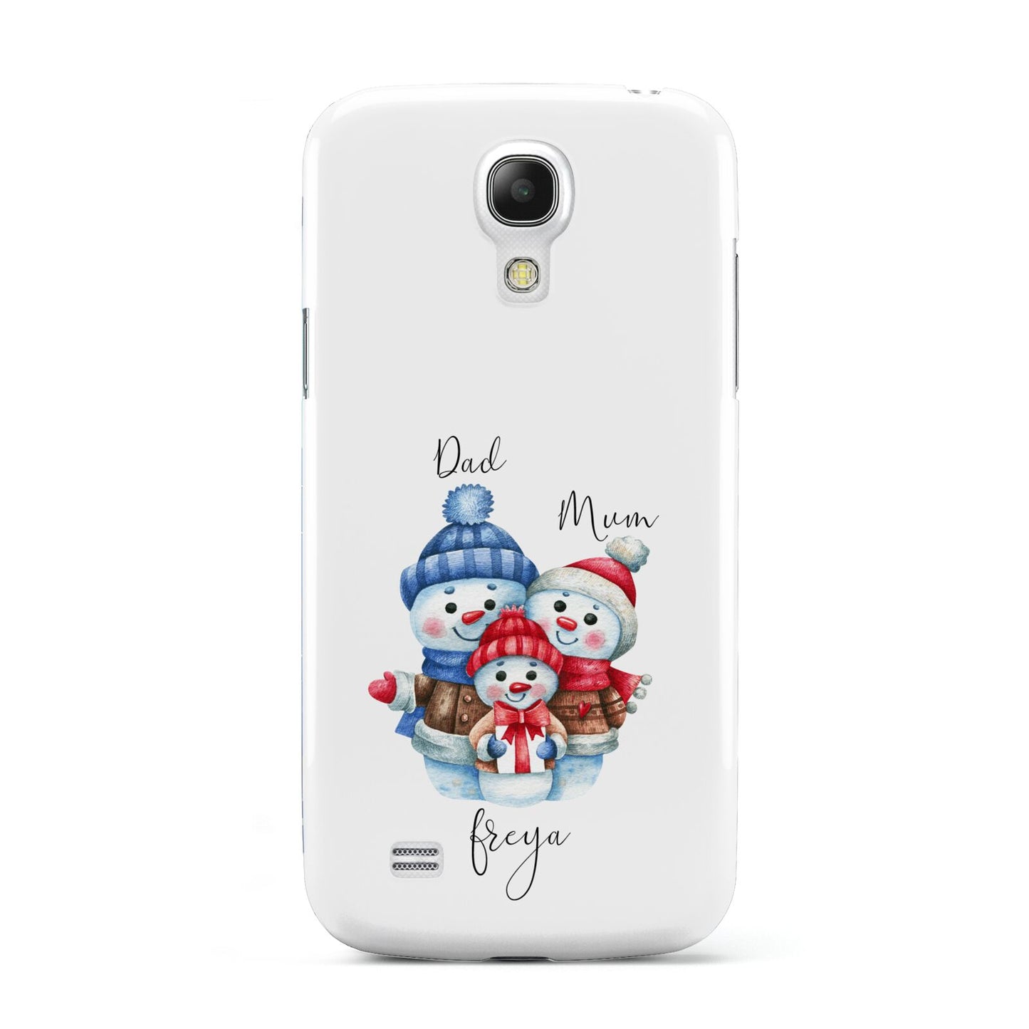 Custom Snowman Family Samsung Galaxy S4 Mini Case