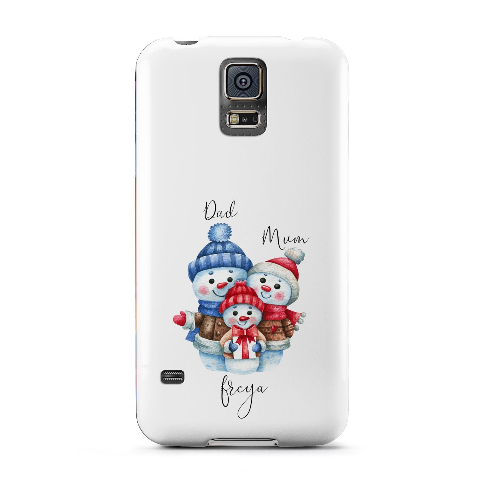 Custom Snowman Family Samsung Galaxy S5 Case