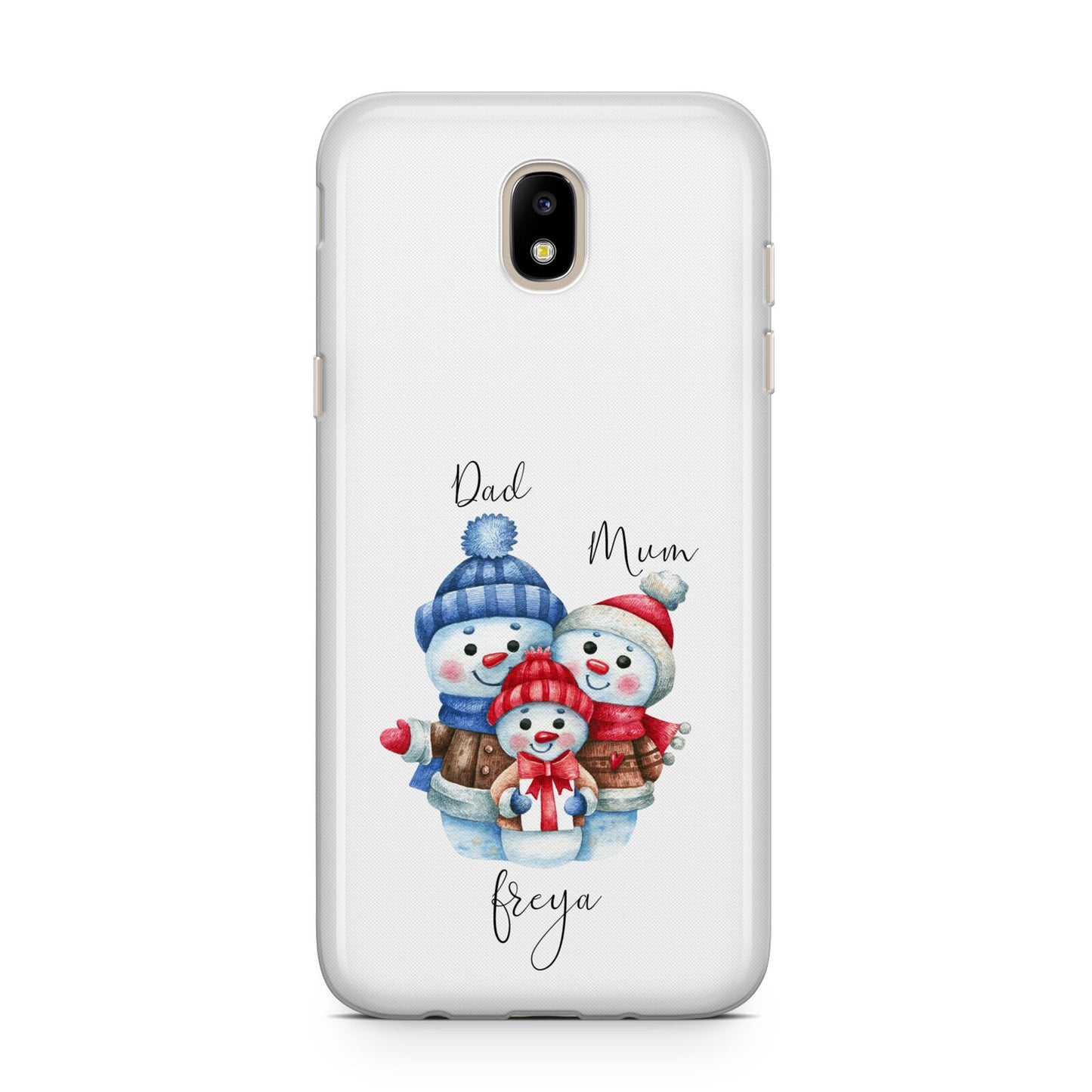 Custom Snowman Family Samsung J5 2017 Case