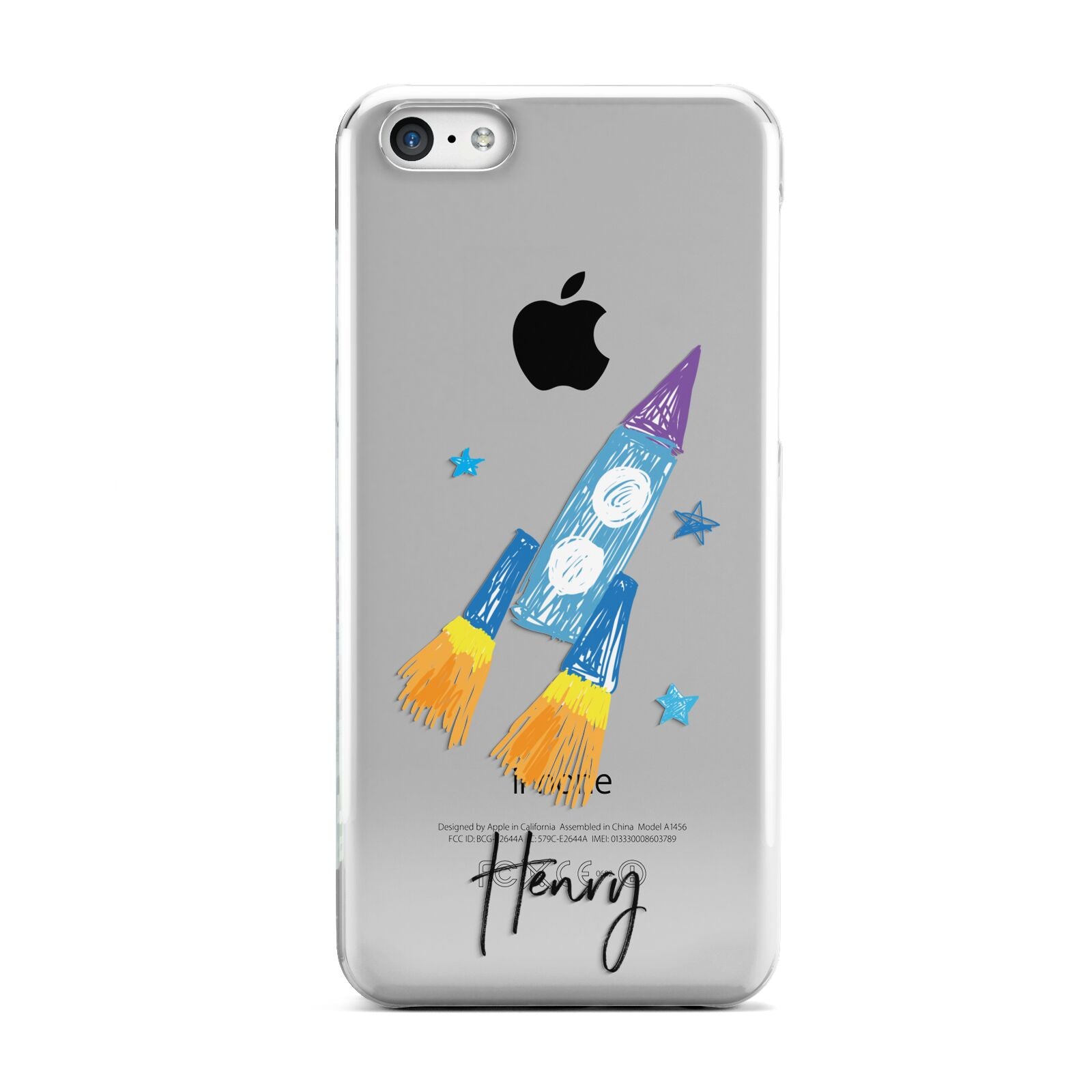 Custom Space Rocket Apple iPhone 5c Case