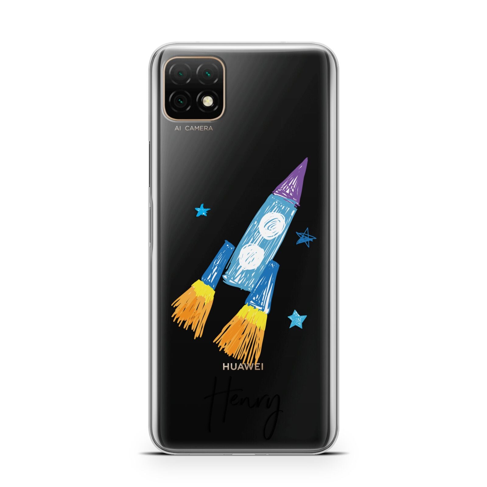 Custom Space Rocket Huawei Enjoy 20 Phone Case