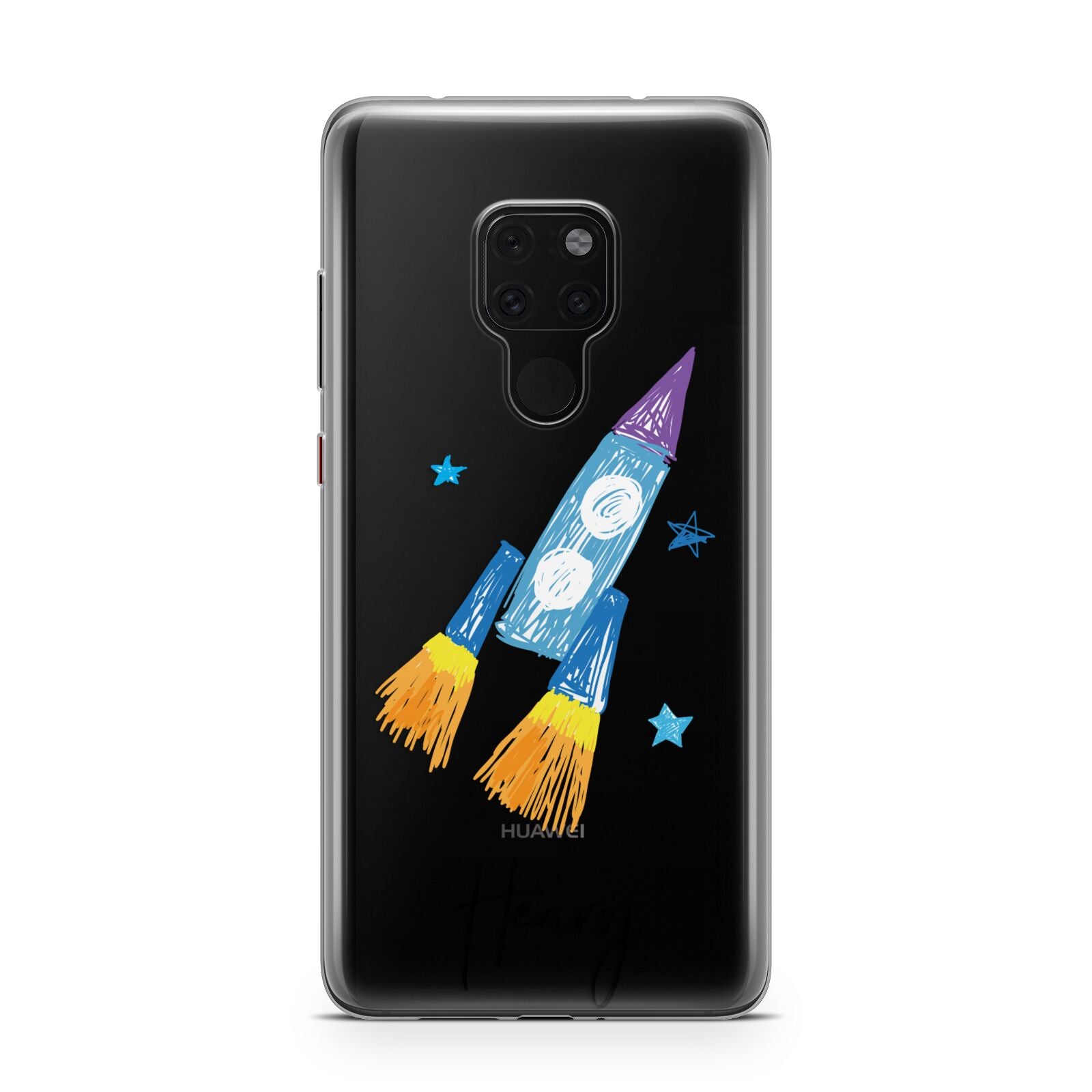 Custom Space Rocket Huawei Mate 20 Phone Case