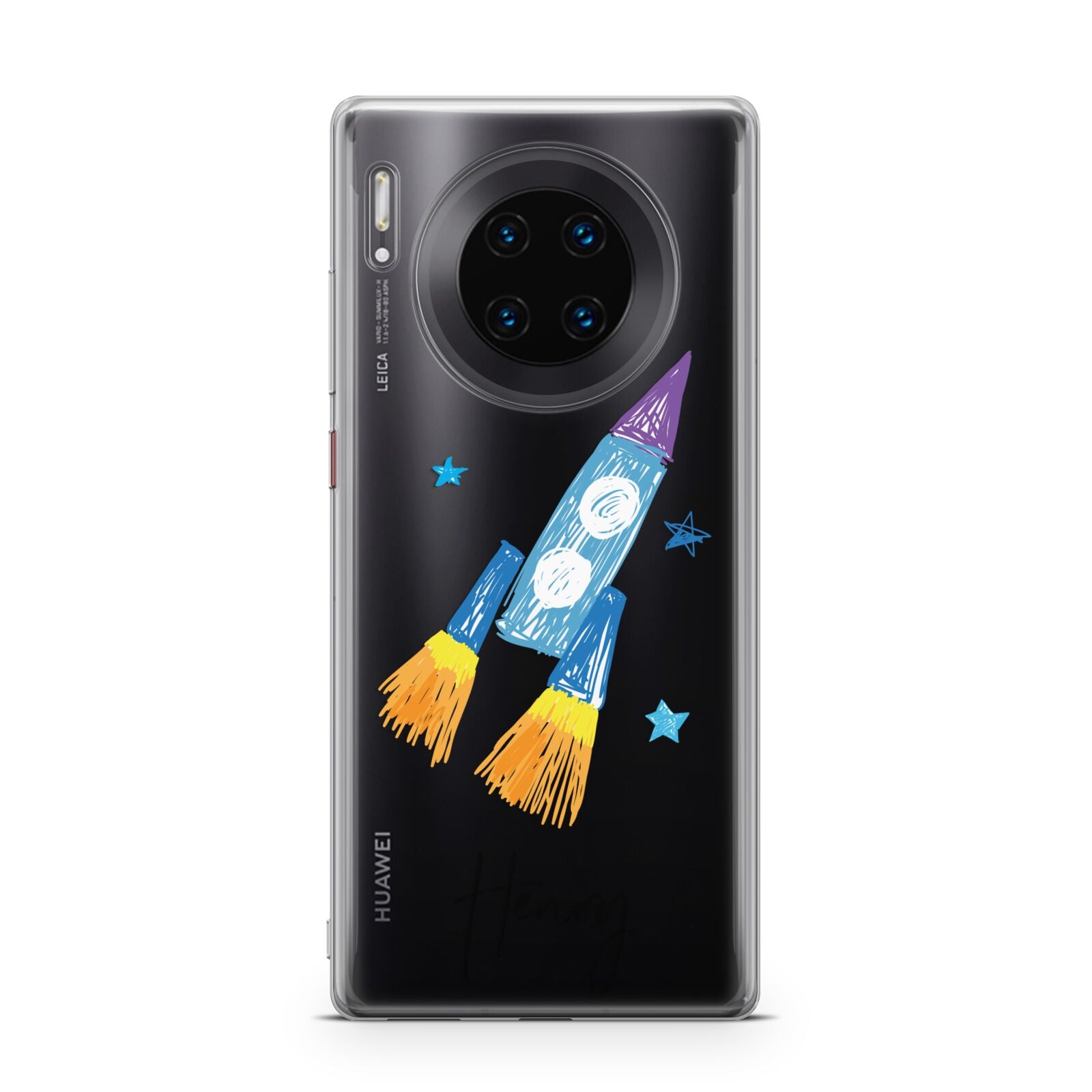 Custom Space Rocket Huawei Mate 30 Pro Phone Case