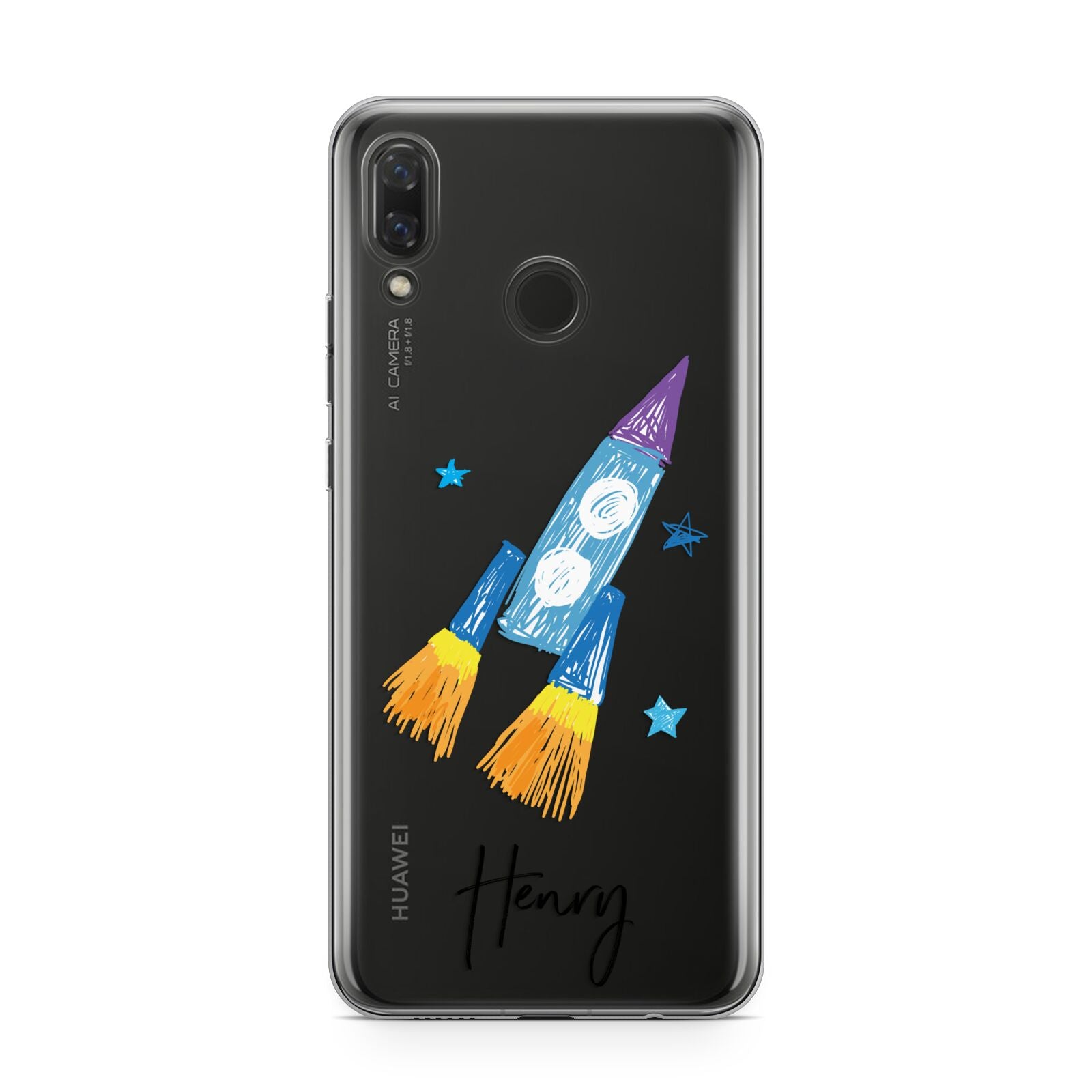 Custom Space Rocket Huawei Nova 3 Phone Case