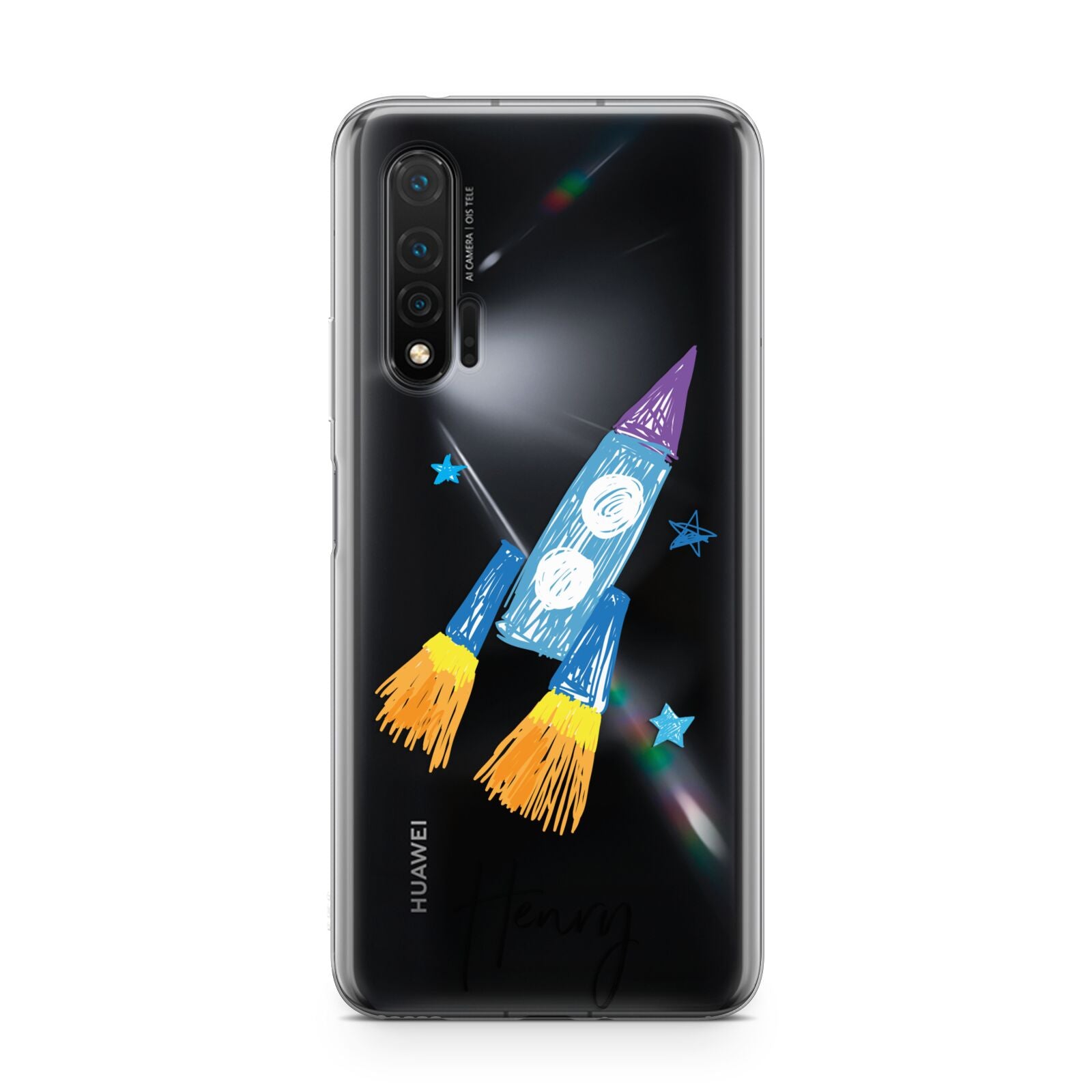 Custom Space Rocket Huawei Nova 6 Phone Case