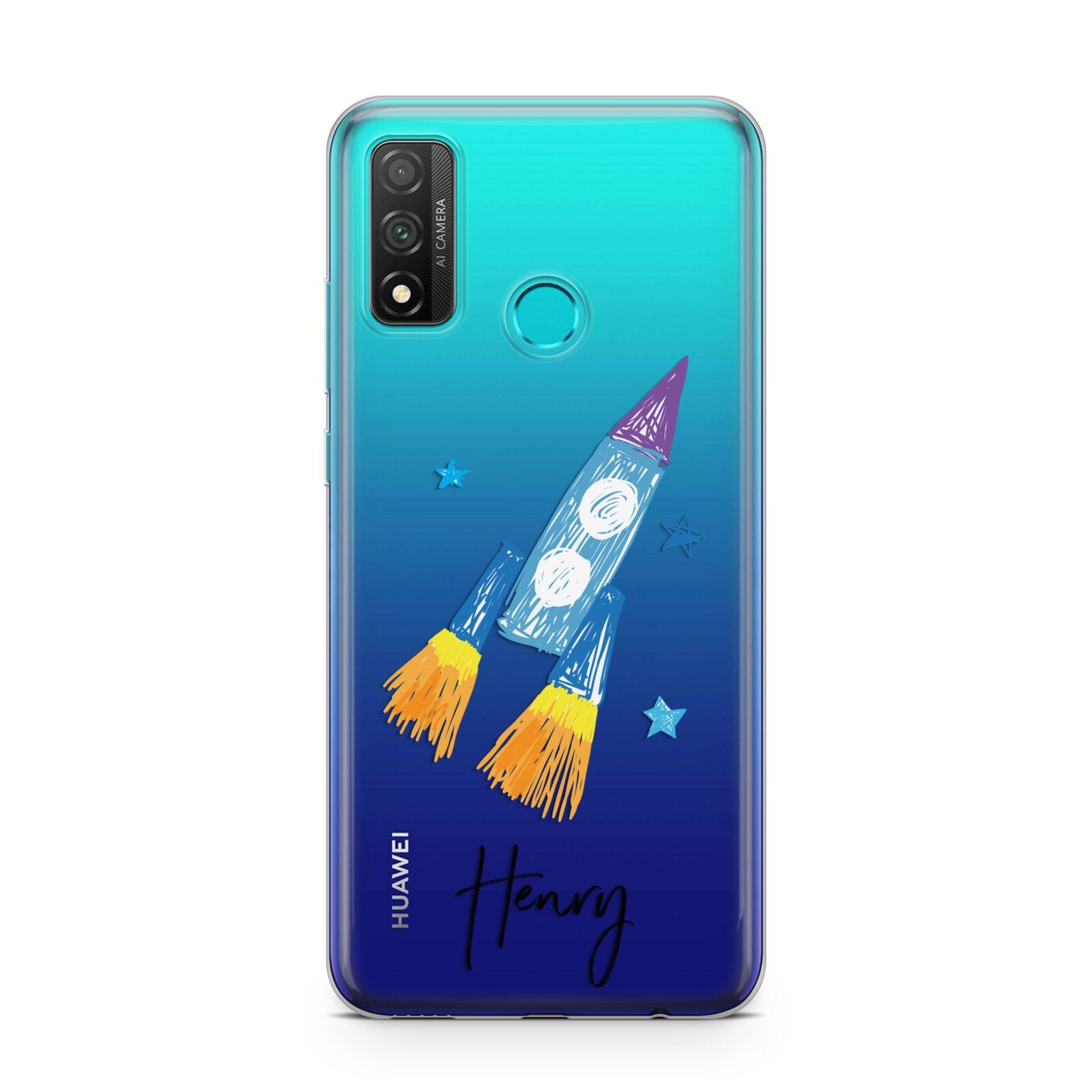 Custom Space Rocket Huawei P Smart 2020