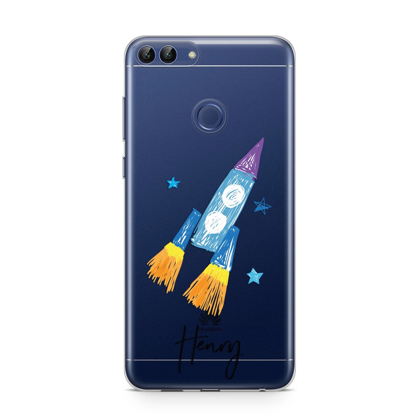 Custom Space Rocket Huawei P Smart Case