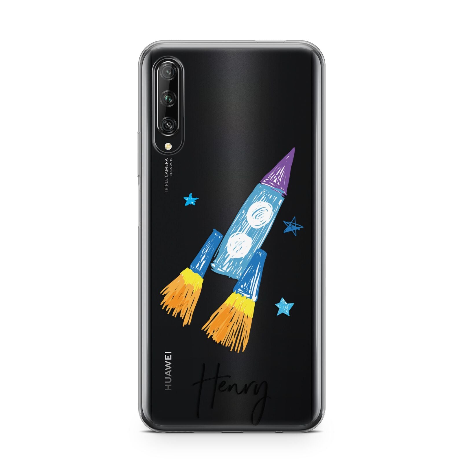 Custom Space Rocket Huawei P Smart Pro 2019