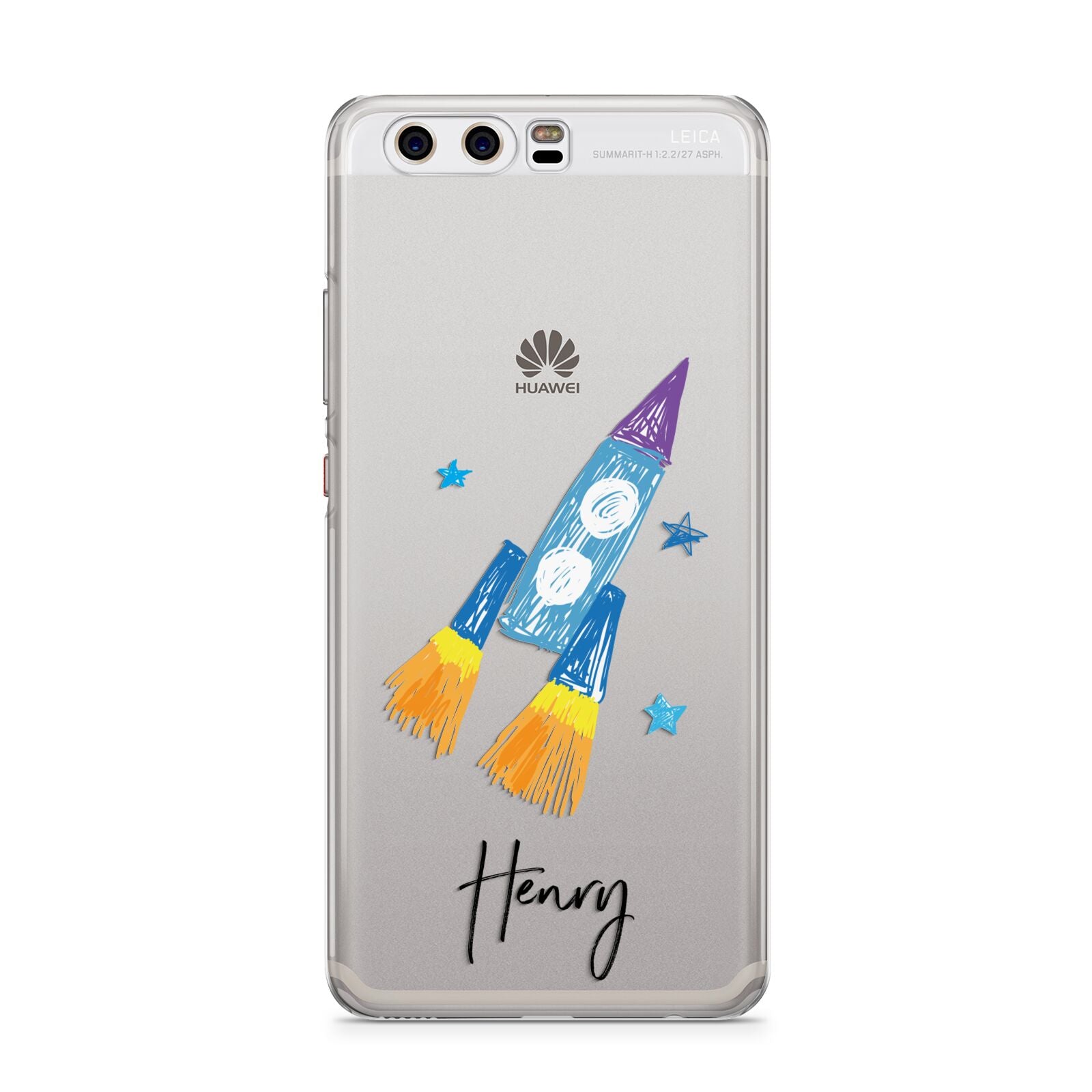 Custom Space Rocket Huawei P10 Phone Case