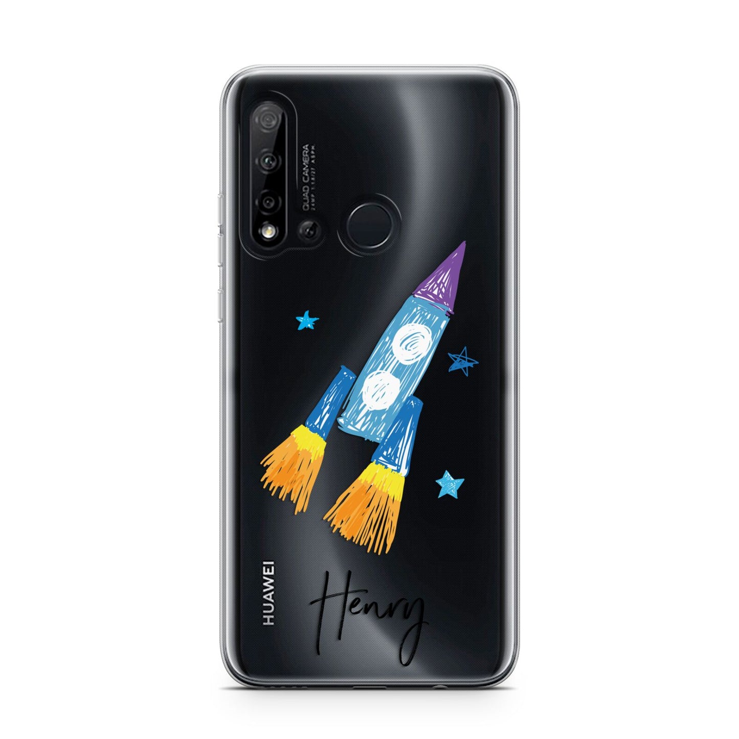 Custom Space Rocket Huawei P20 Lite 5G Phone Case