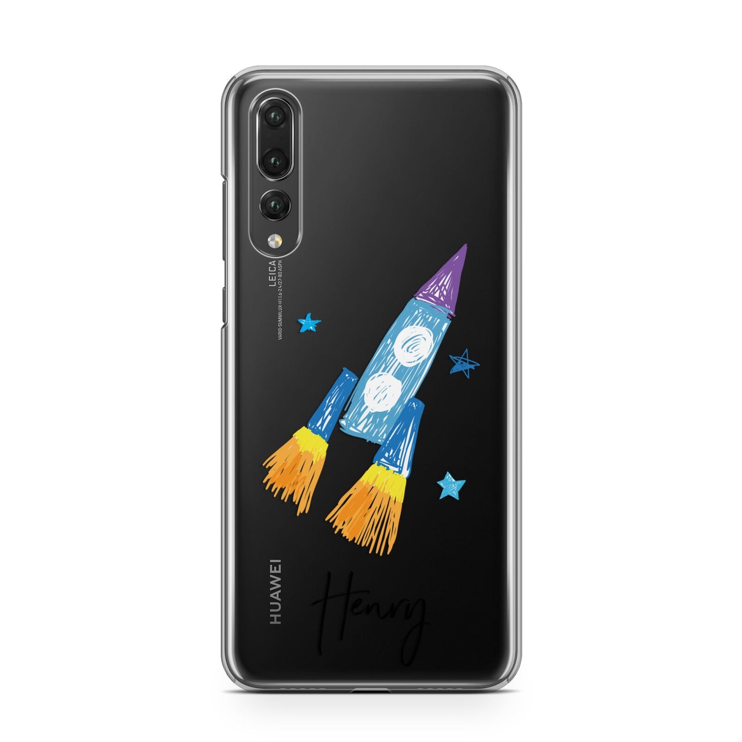 Custom Space Rocket Huawei P20 Pro Phone Case