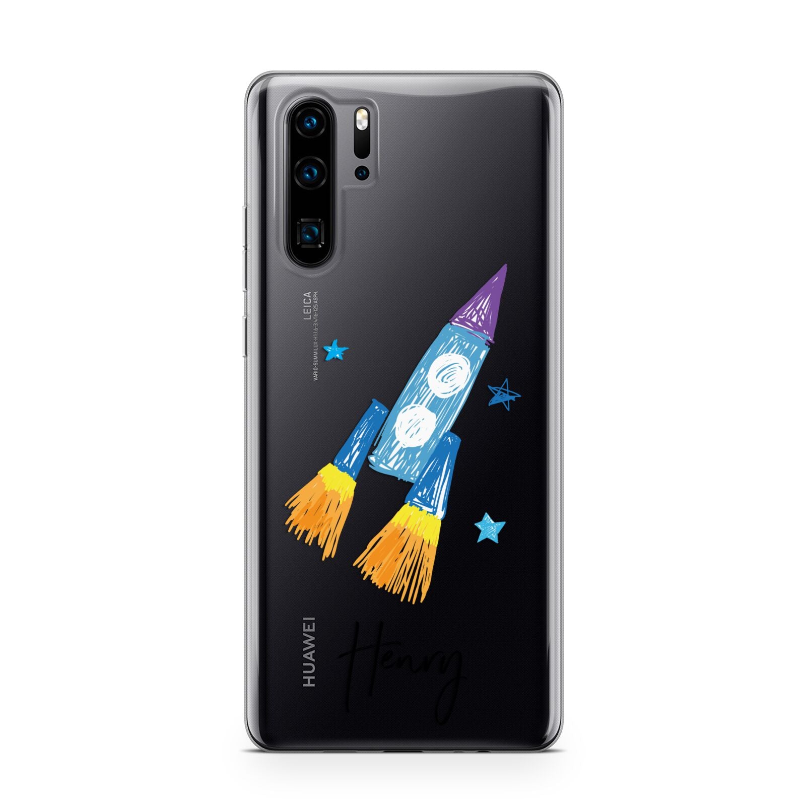 Custom Space Rocket Huawei P30 Pro Phone Case