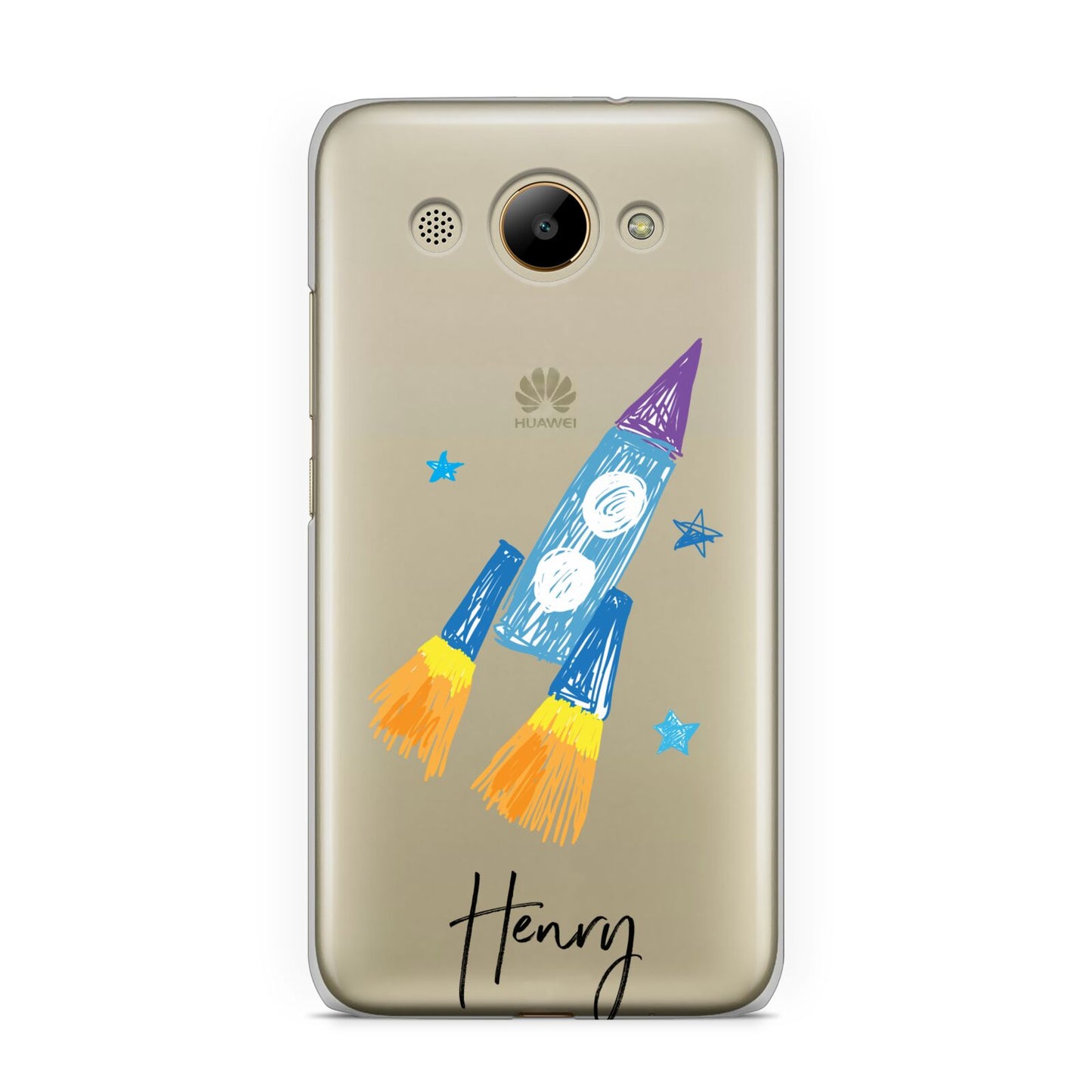 Custom Space Rocket Huawei Y3 2017