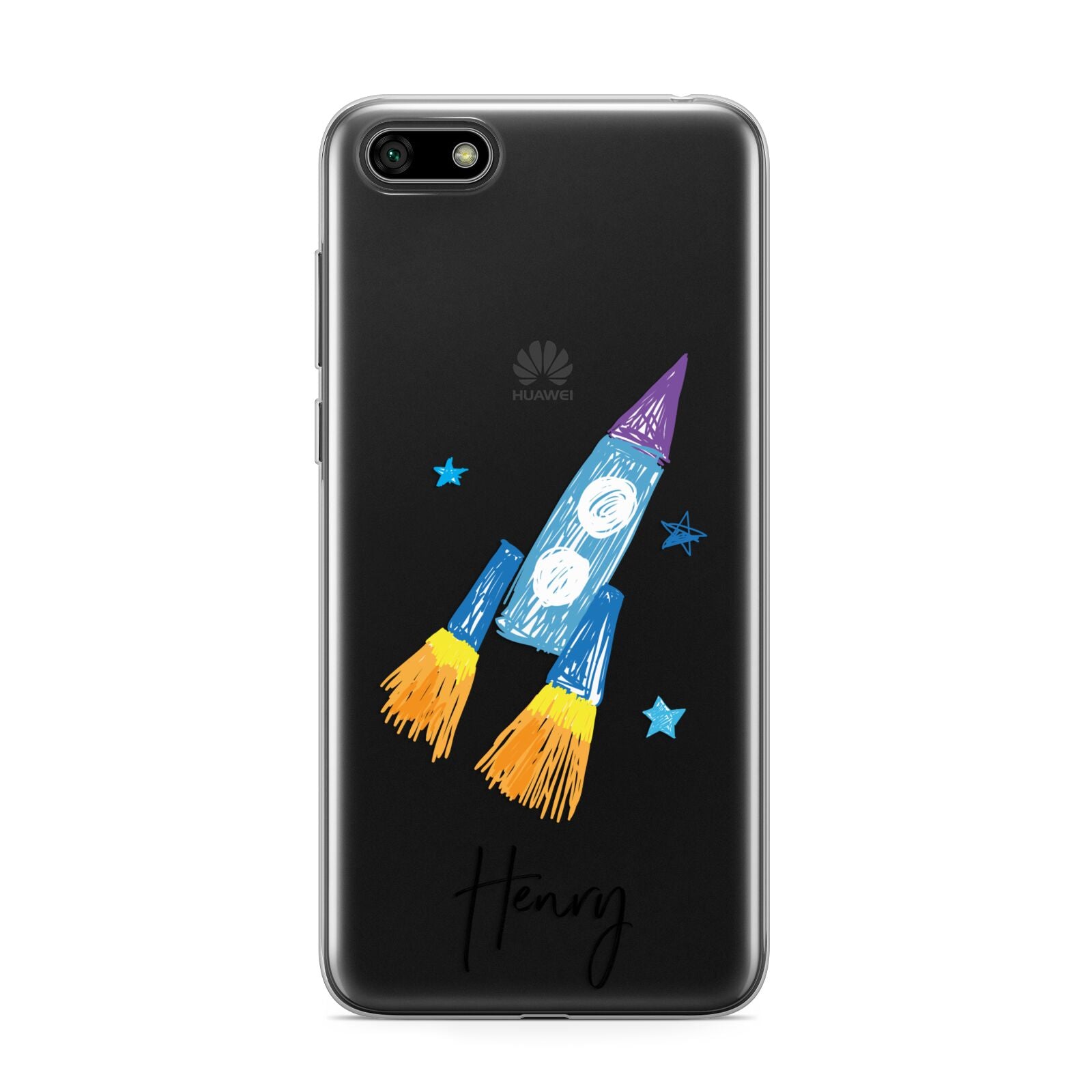 Custom Space Rocket Huawei Y5 Prime 2018 Phone Case